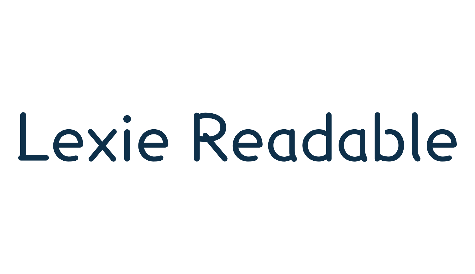 Lexie Readable, various font preview