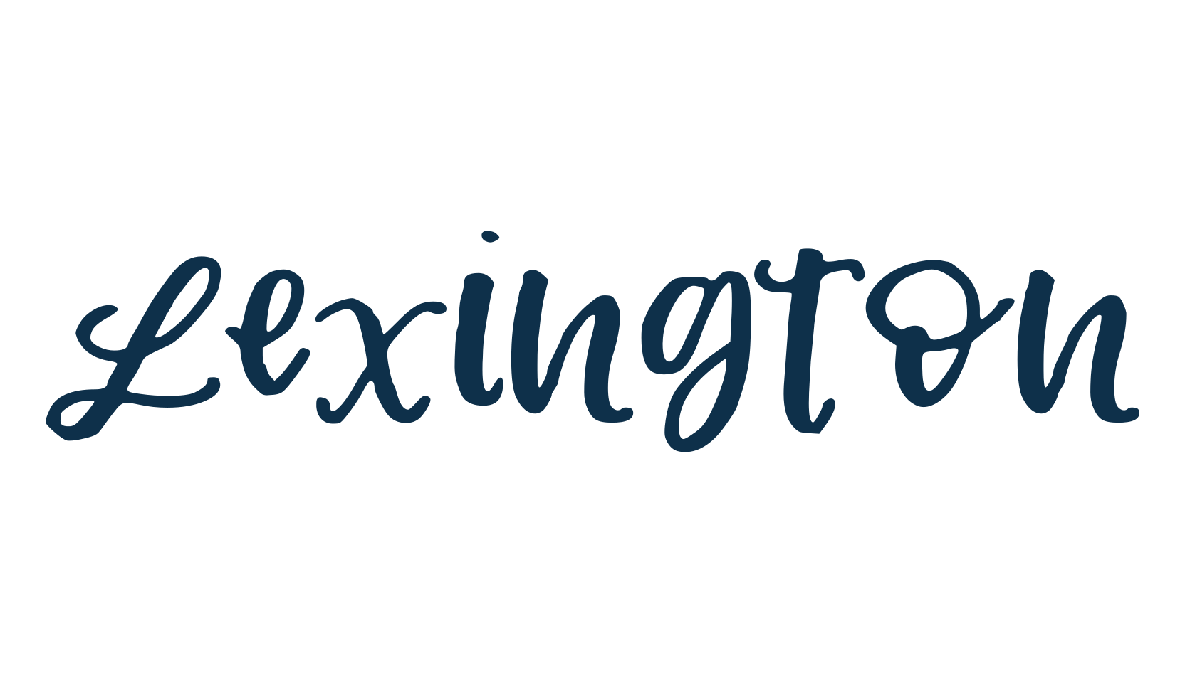 Lexington, script brush fancy decorative calligraphy font preview