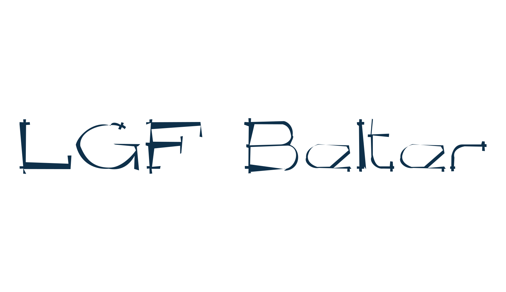 LGF Belter, fancy various decorative font preview