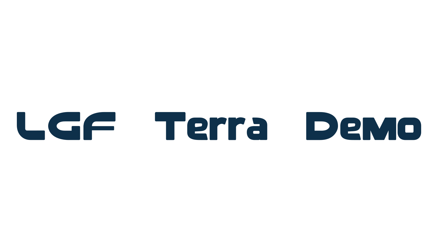 LGF Terra Demo, fancy various decorative font preview
