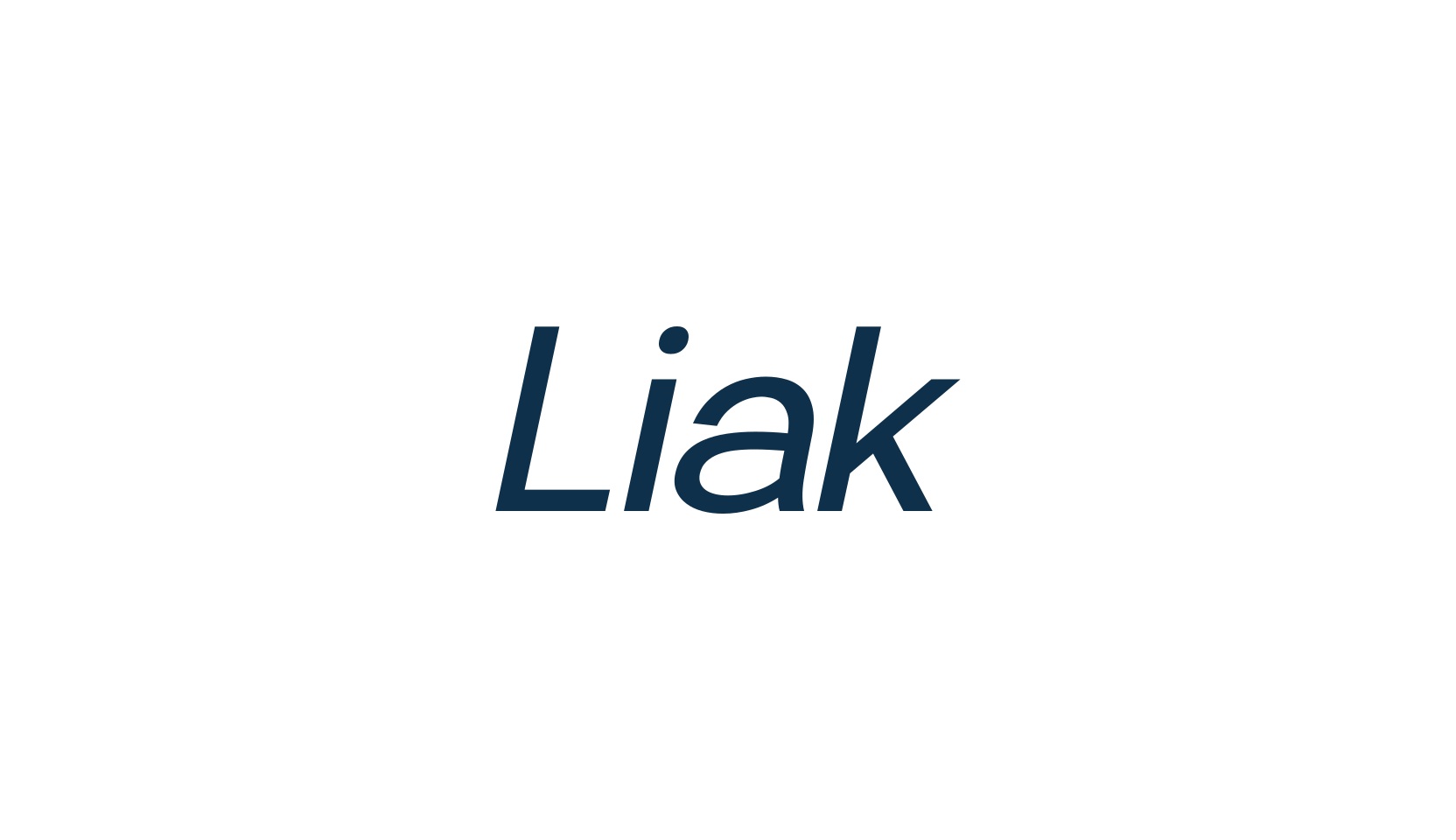Liak, sans serif font preview