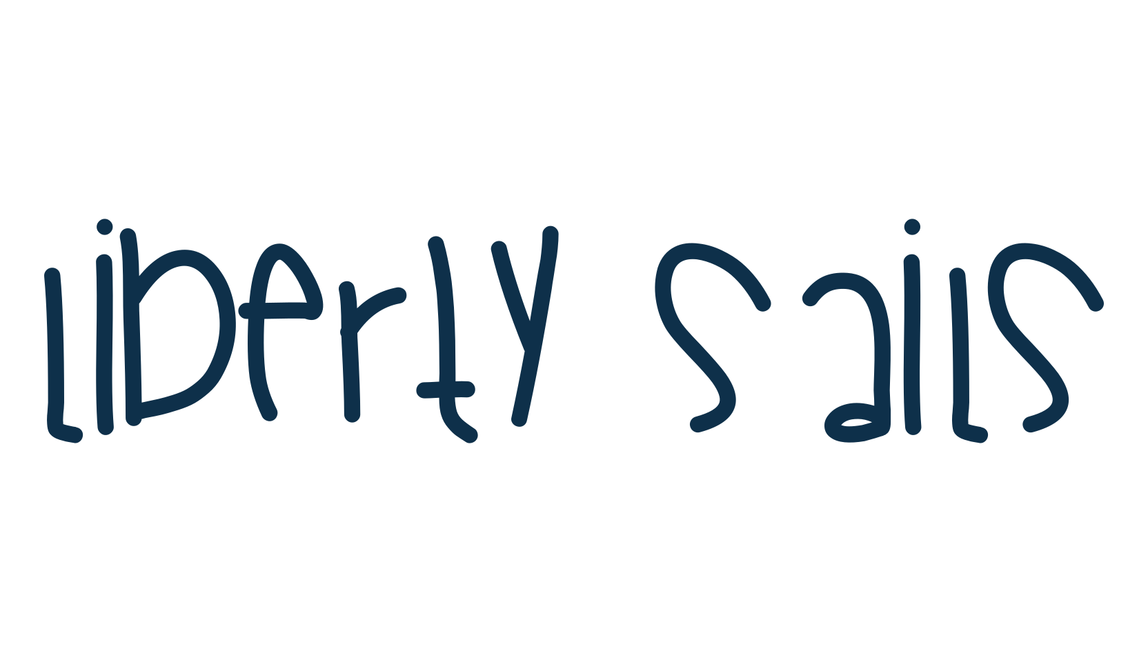 Liberty Sails, script handwritten fancy decorative calligraphy font preview
