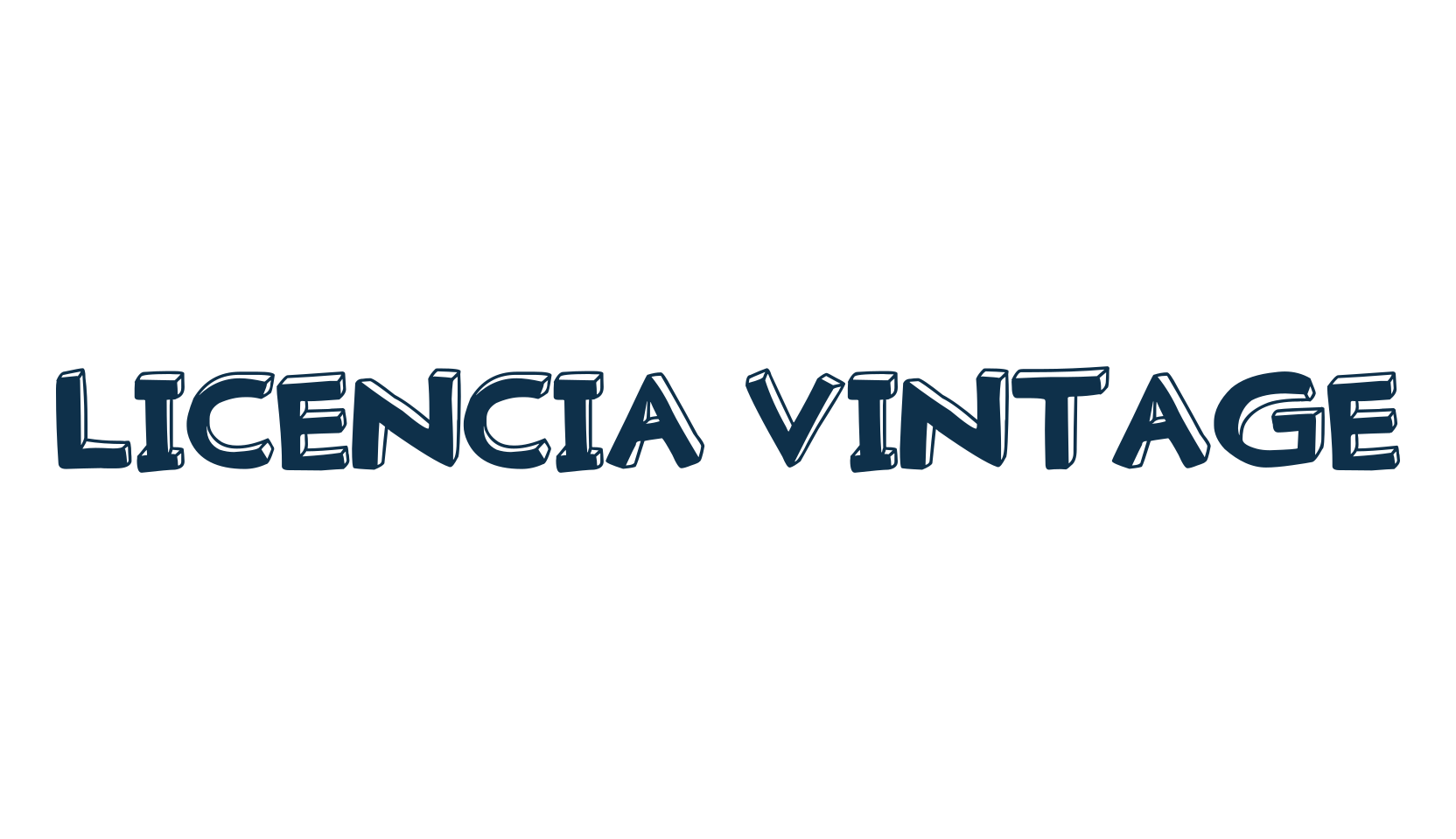 Licencia Vintage, fancy cartoon decorative font preview