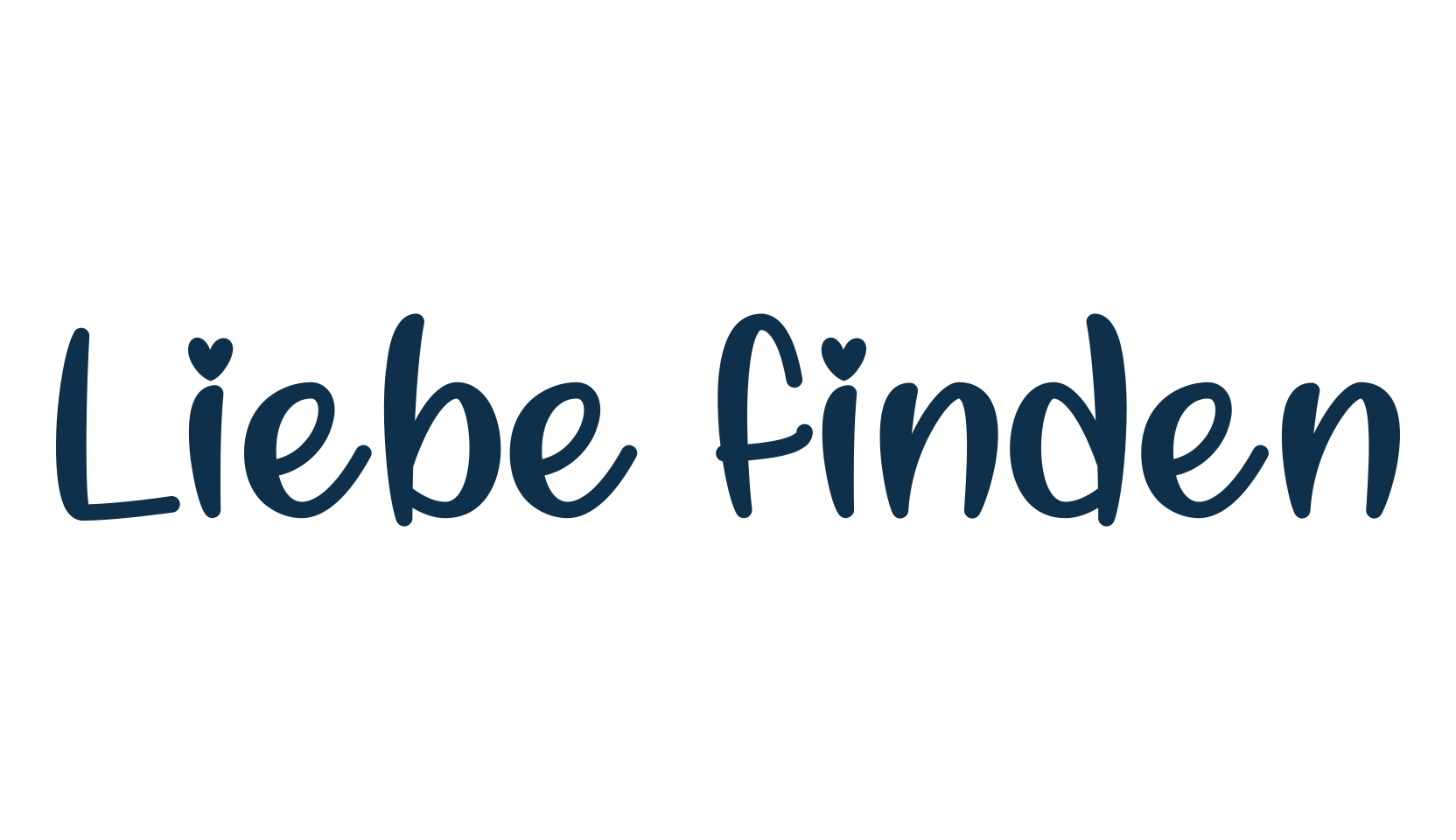 Liebe finden, fancy decorative font preview