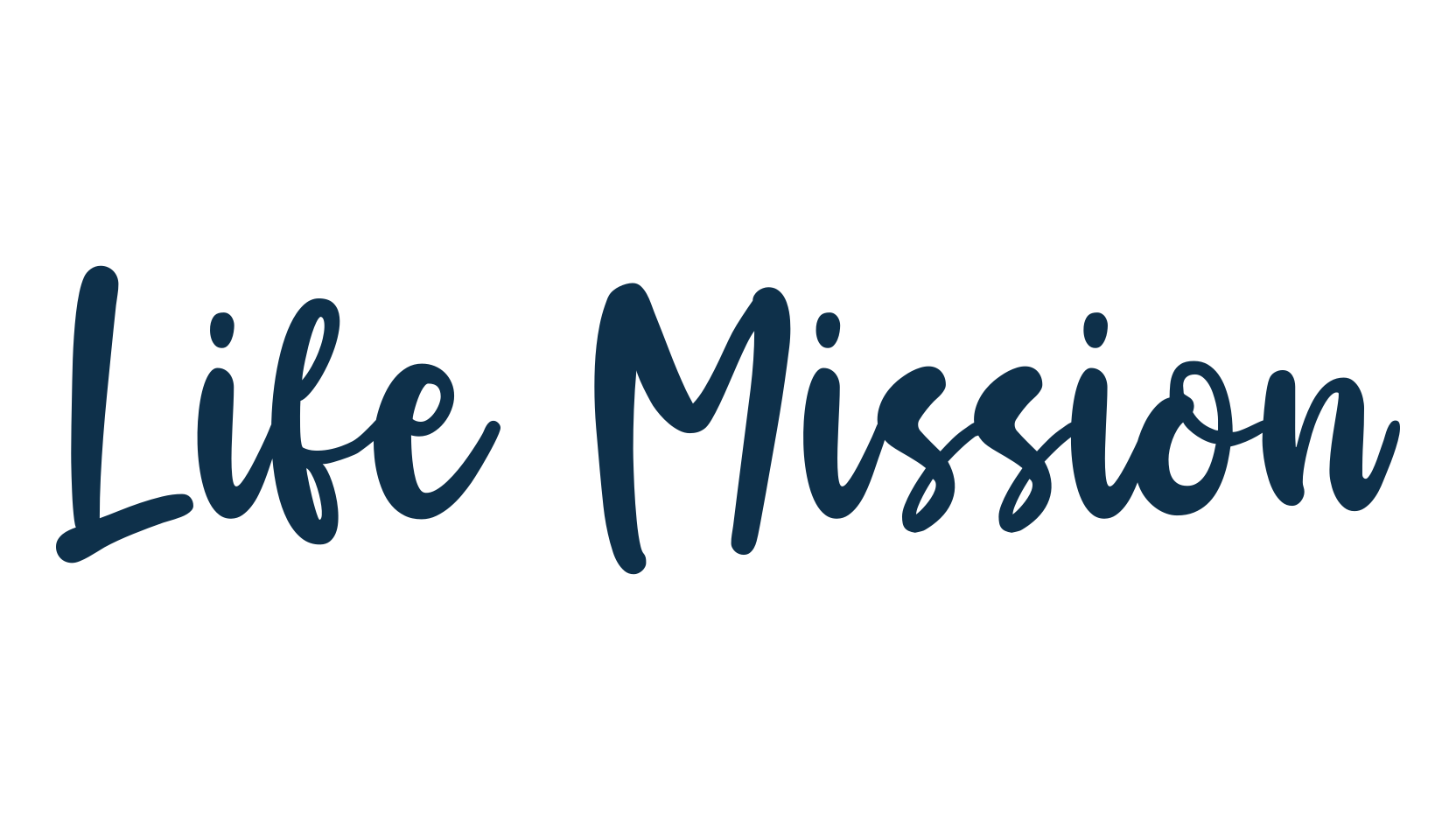 Life Mission, fancy decorative font preview
