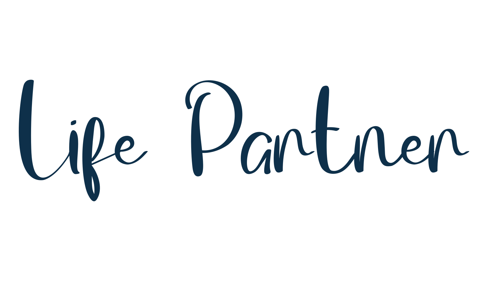 Life Partner, script handwritten fancy decorative calligraphy font preview