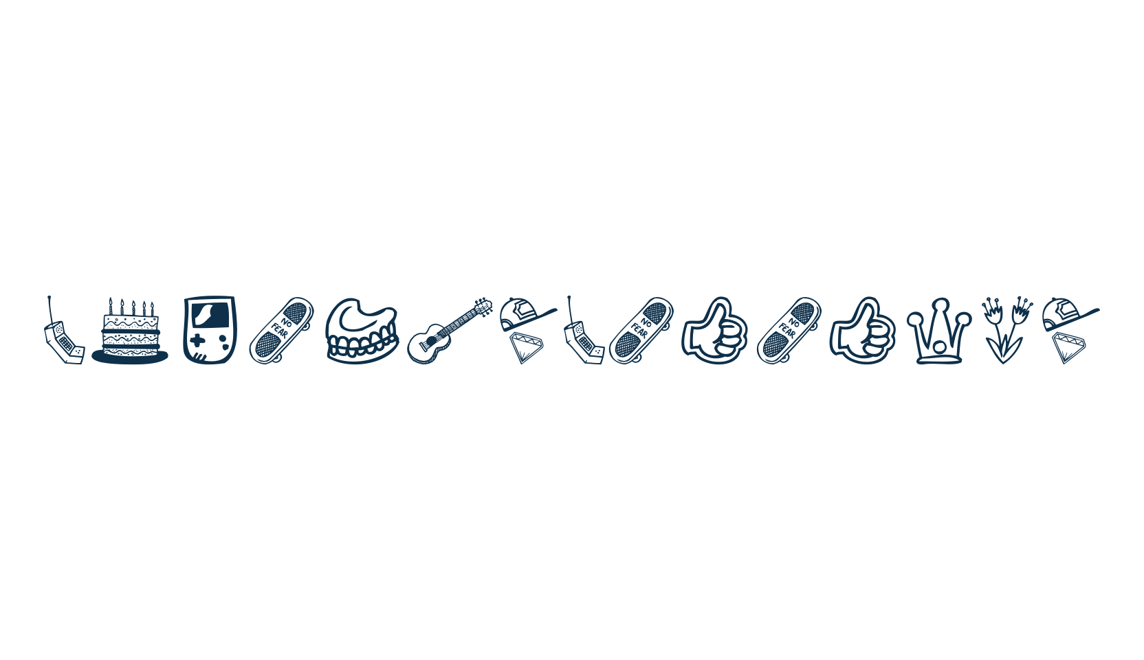 Life Style Memory, fancy decorative font preview