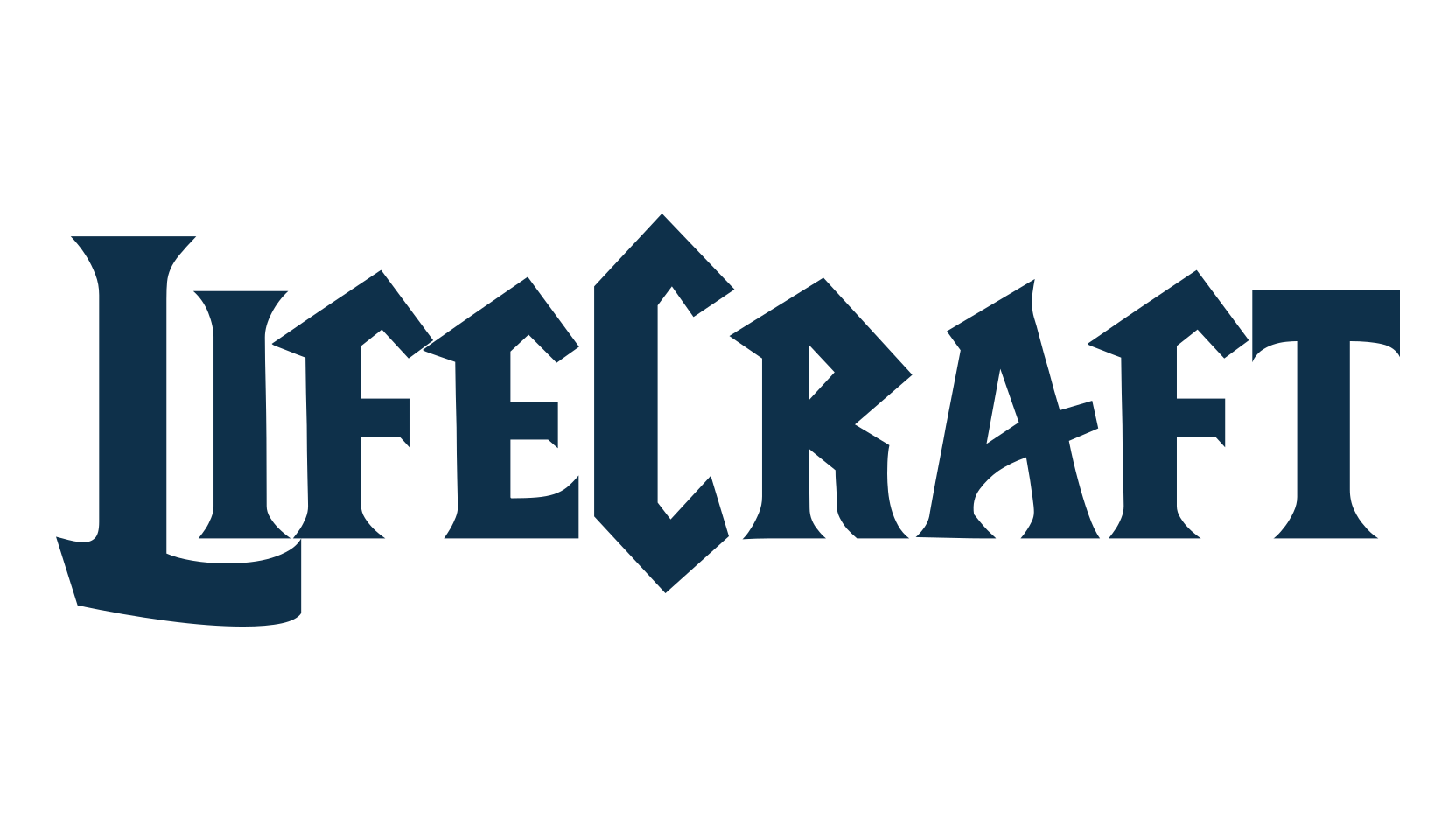 LifeCraft, gothic modern font preview