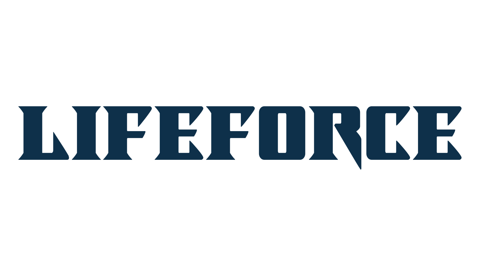 Lifeforce, fancy various techno sci-fi font preview