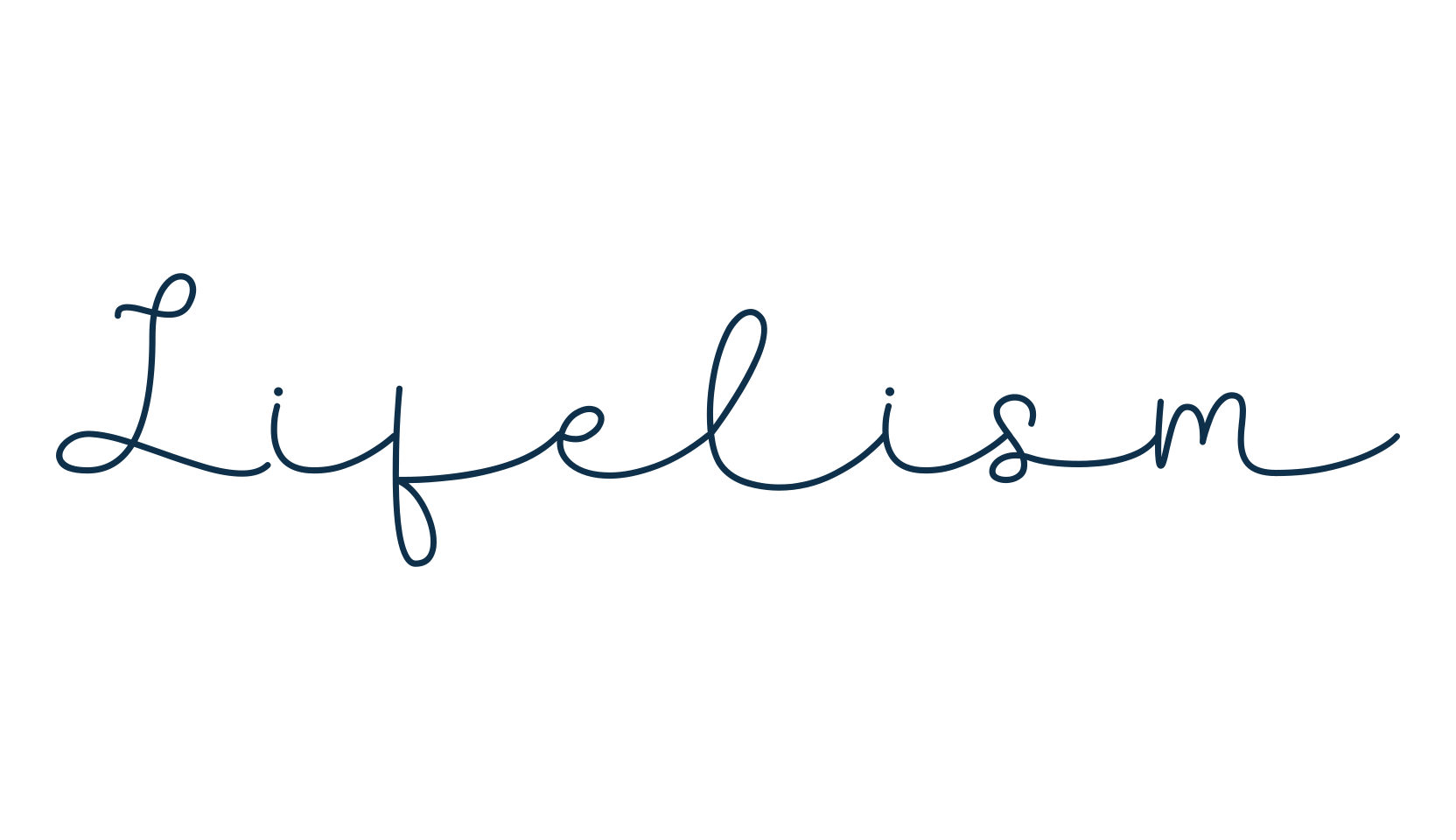 Lifelism, script handwritten fancy decorative calligraphy font preview
