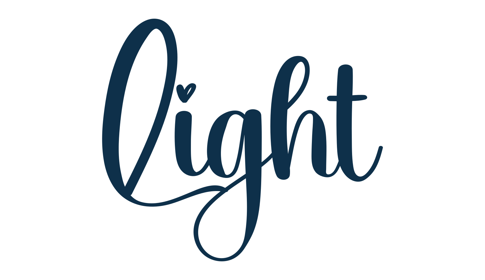 Light (light-3), calligraphy font preview