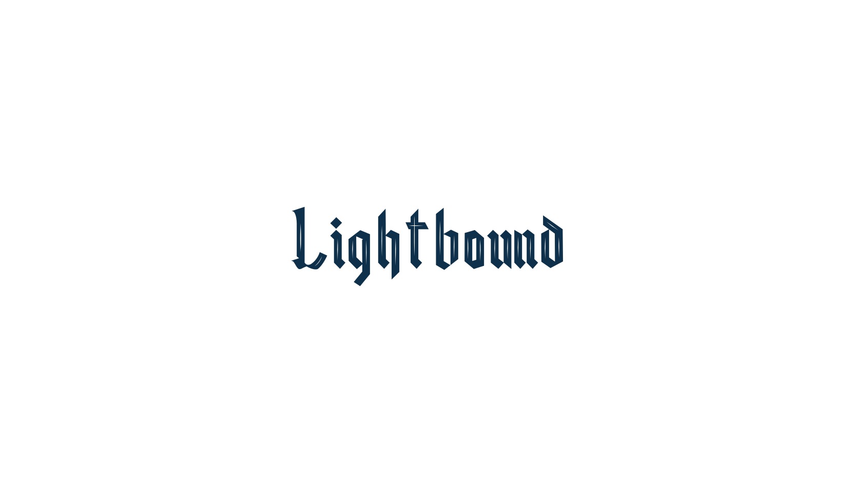 Lightbound, gothic modern font preview