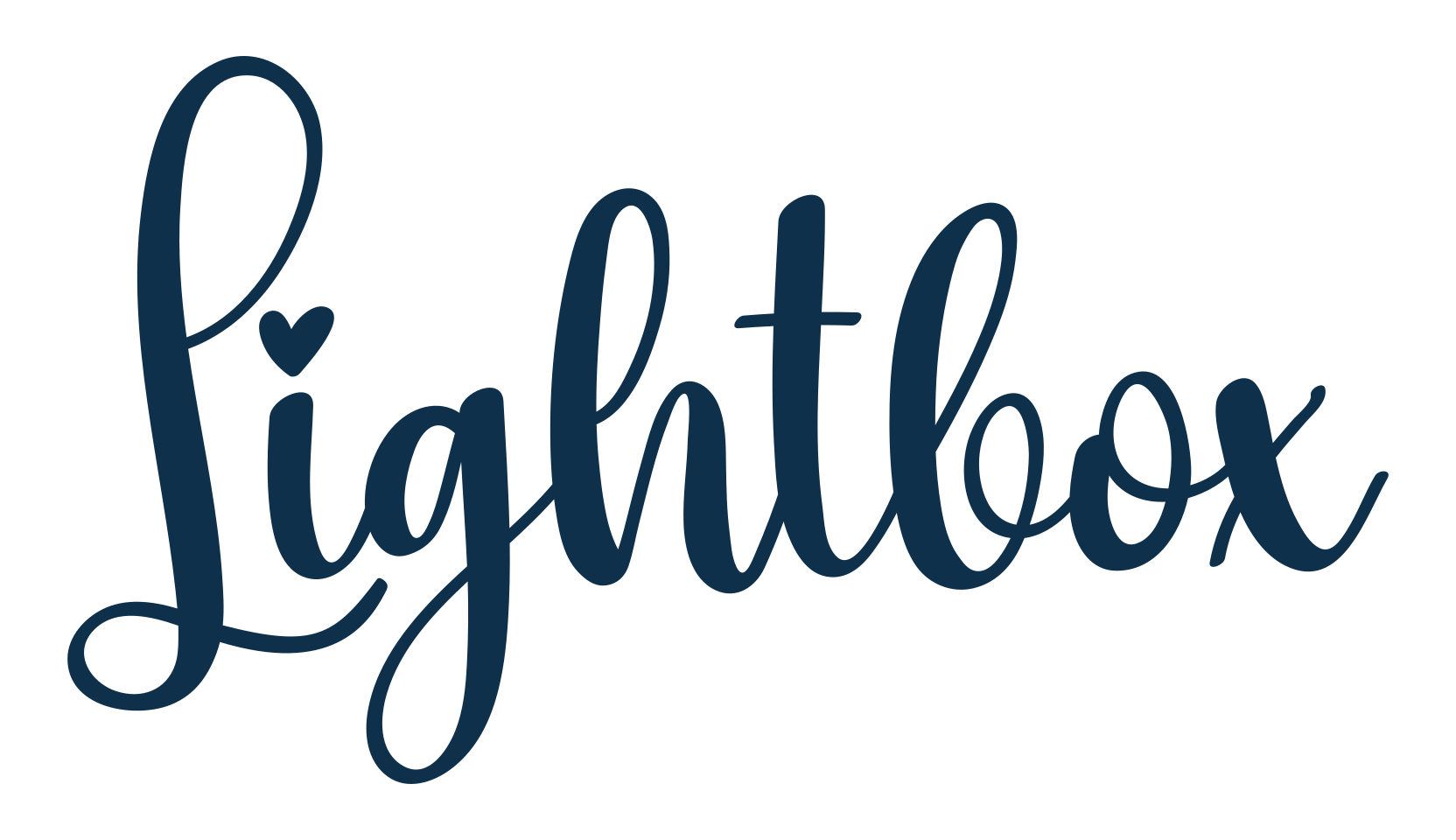Lightbox, script calligraphy fancy decorative font preview