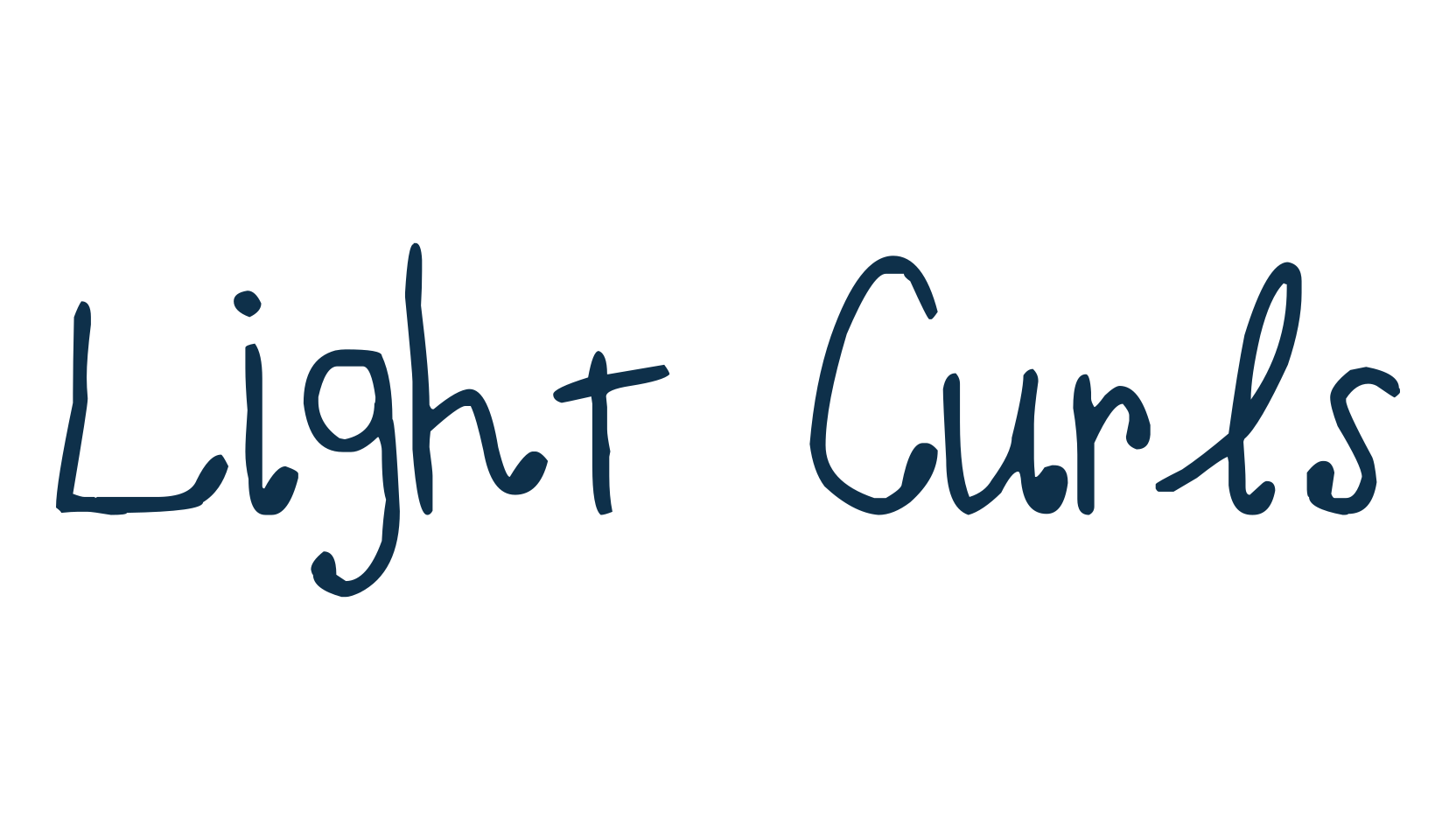 Light Curls, script handwritten fancy decorative calligraphy font preview