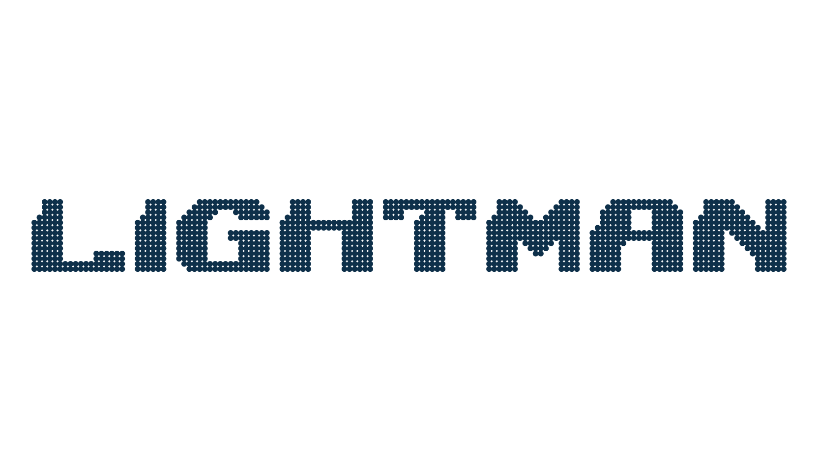 Lightman, techno lcd sci-fi font preview
