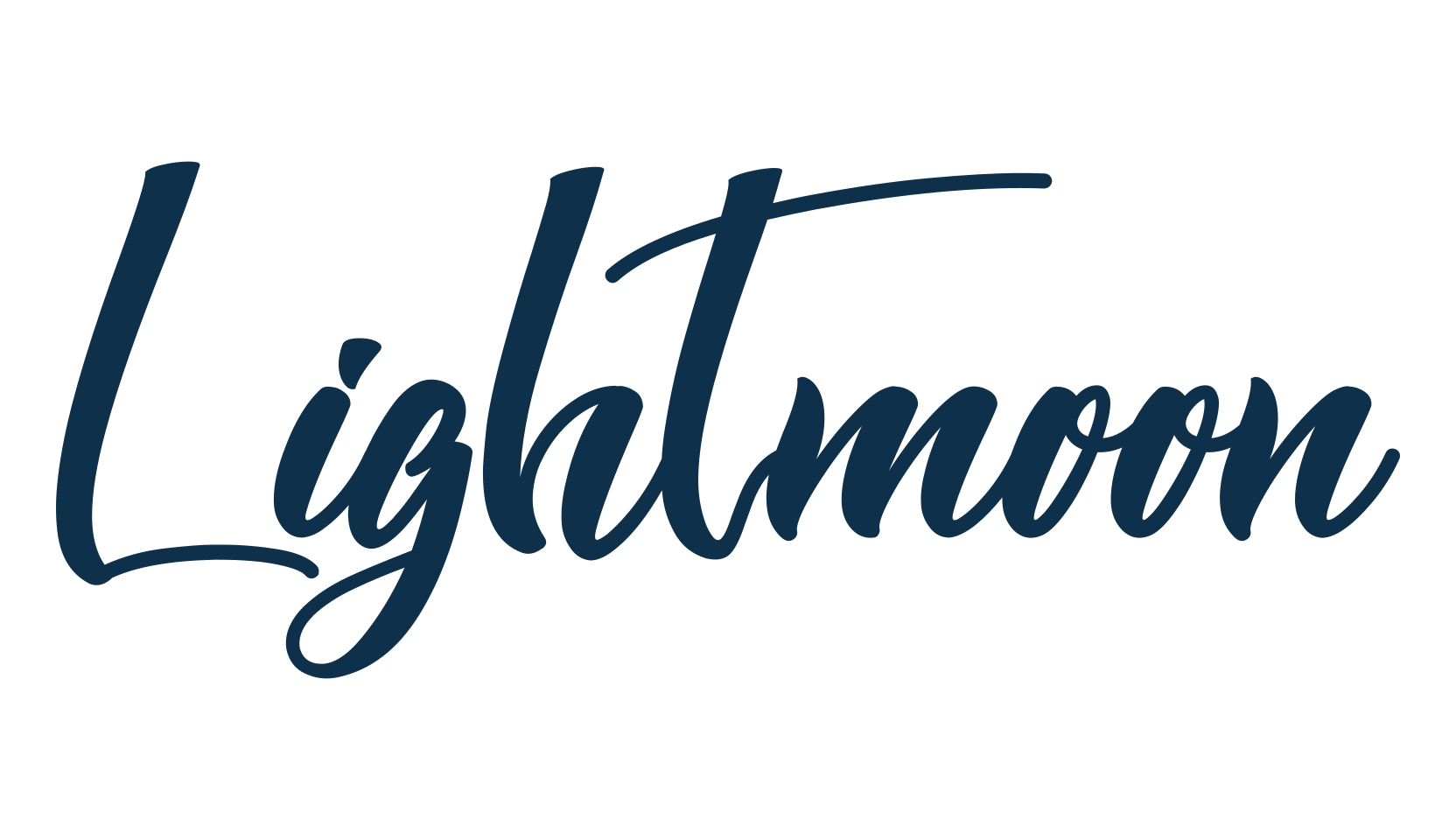 Lightmoon, fancy various decorative script calligraphy font preview