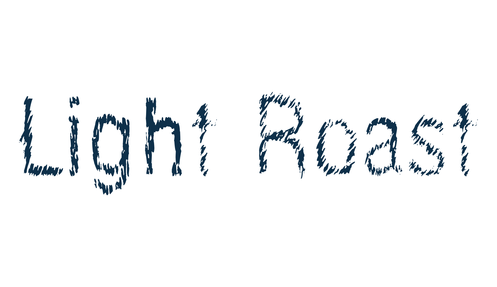 Light Roast, various font preview