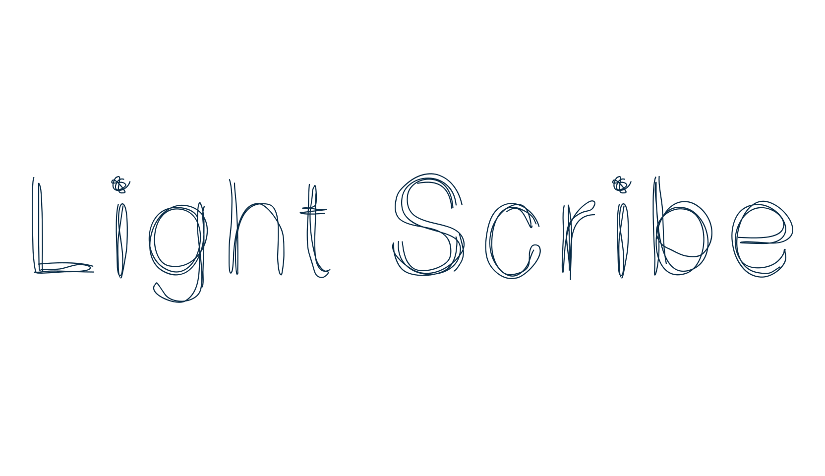 Light Scribe, display market font preview