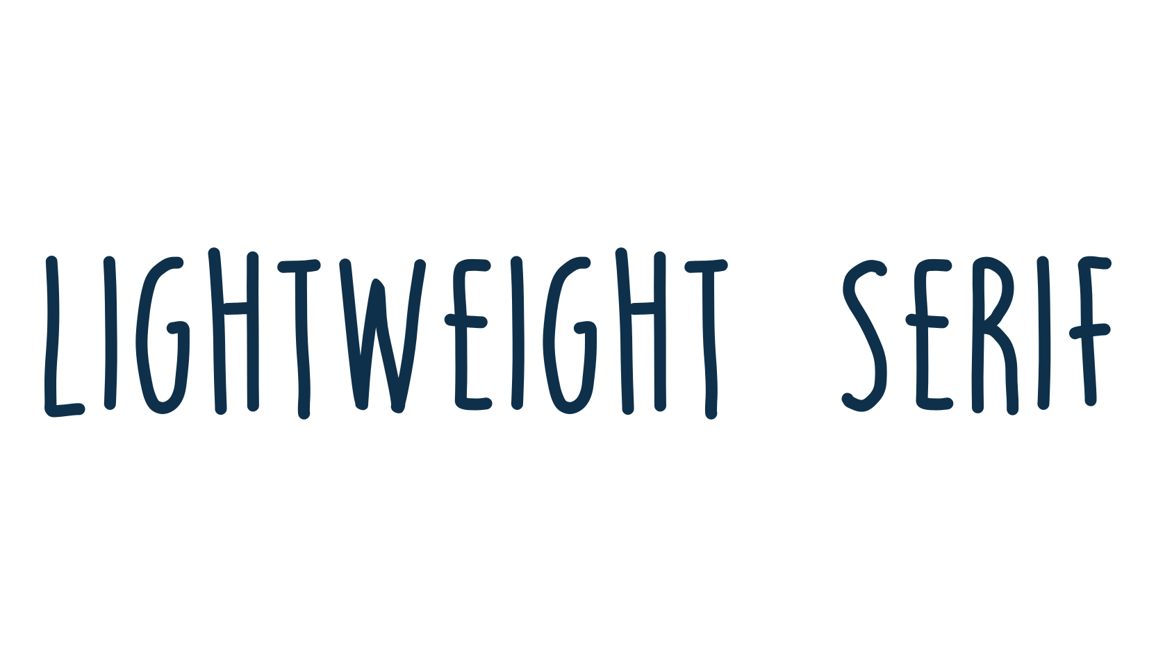 Lightweight Serif, script handwritten fancy decorative calligraphy font preview