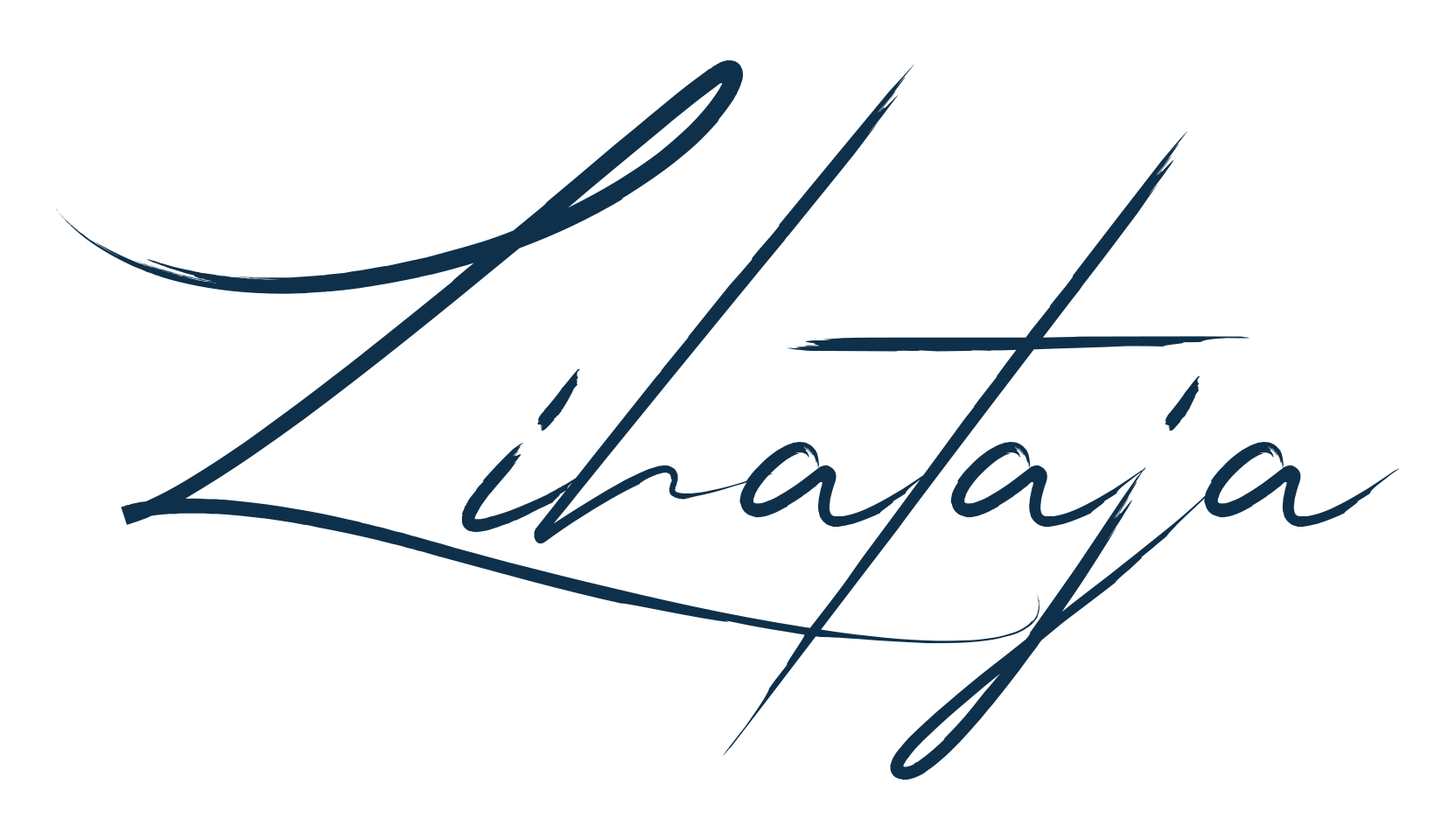 Lihataja, script handwritten fancy decorative calligraphy font preview