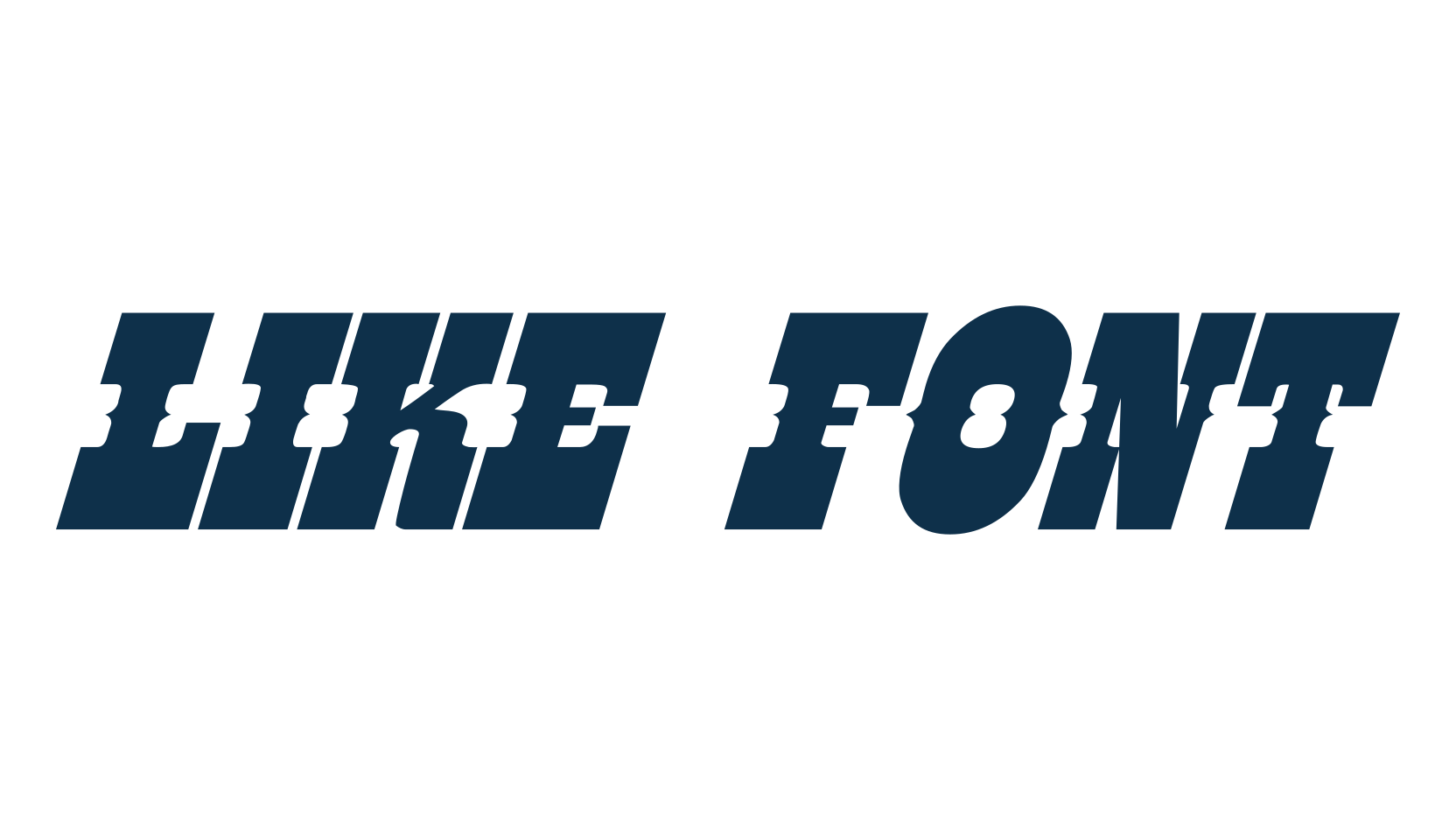 Like Font, western font preview