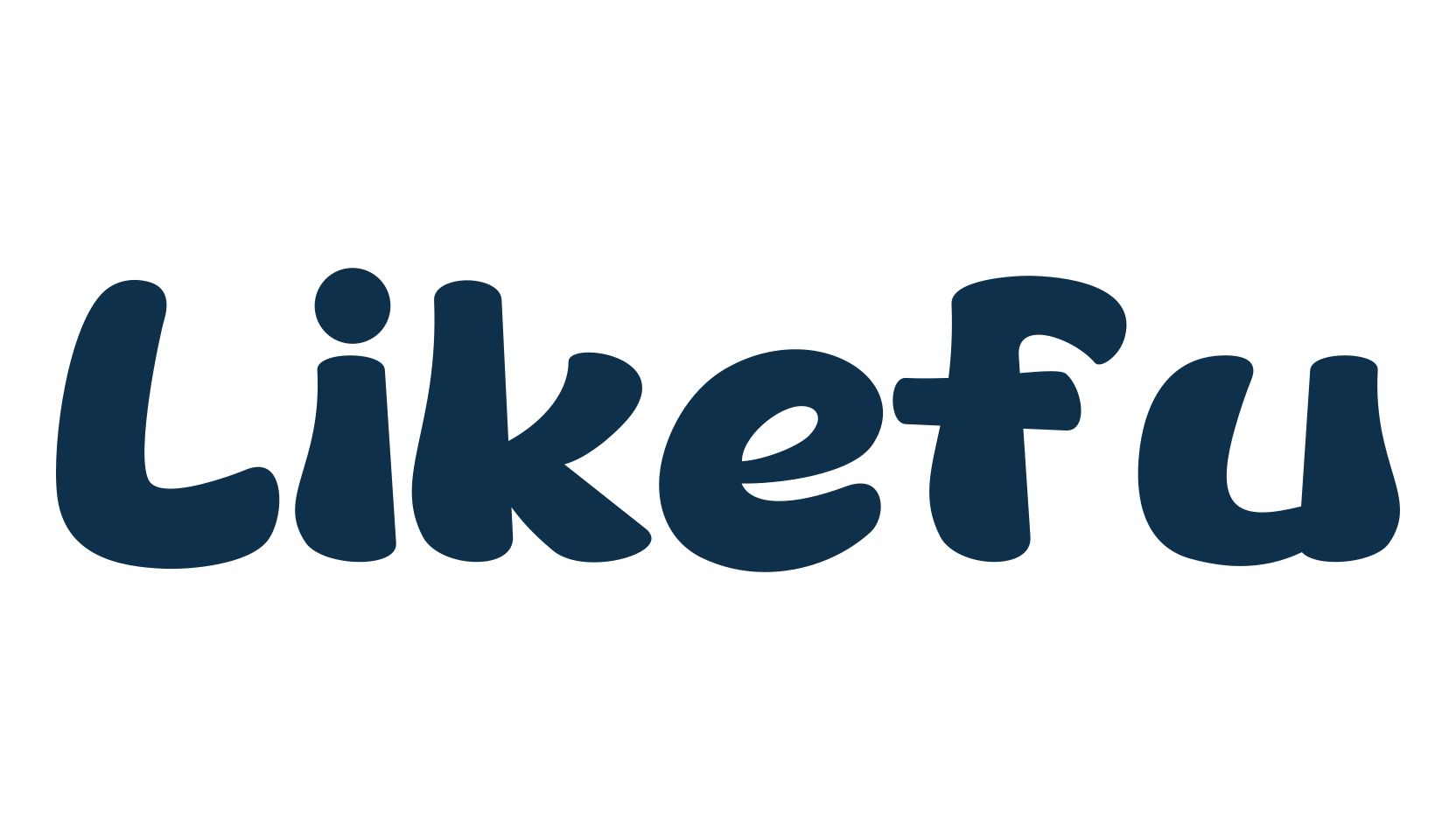 Likefu, cartoon font preview