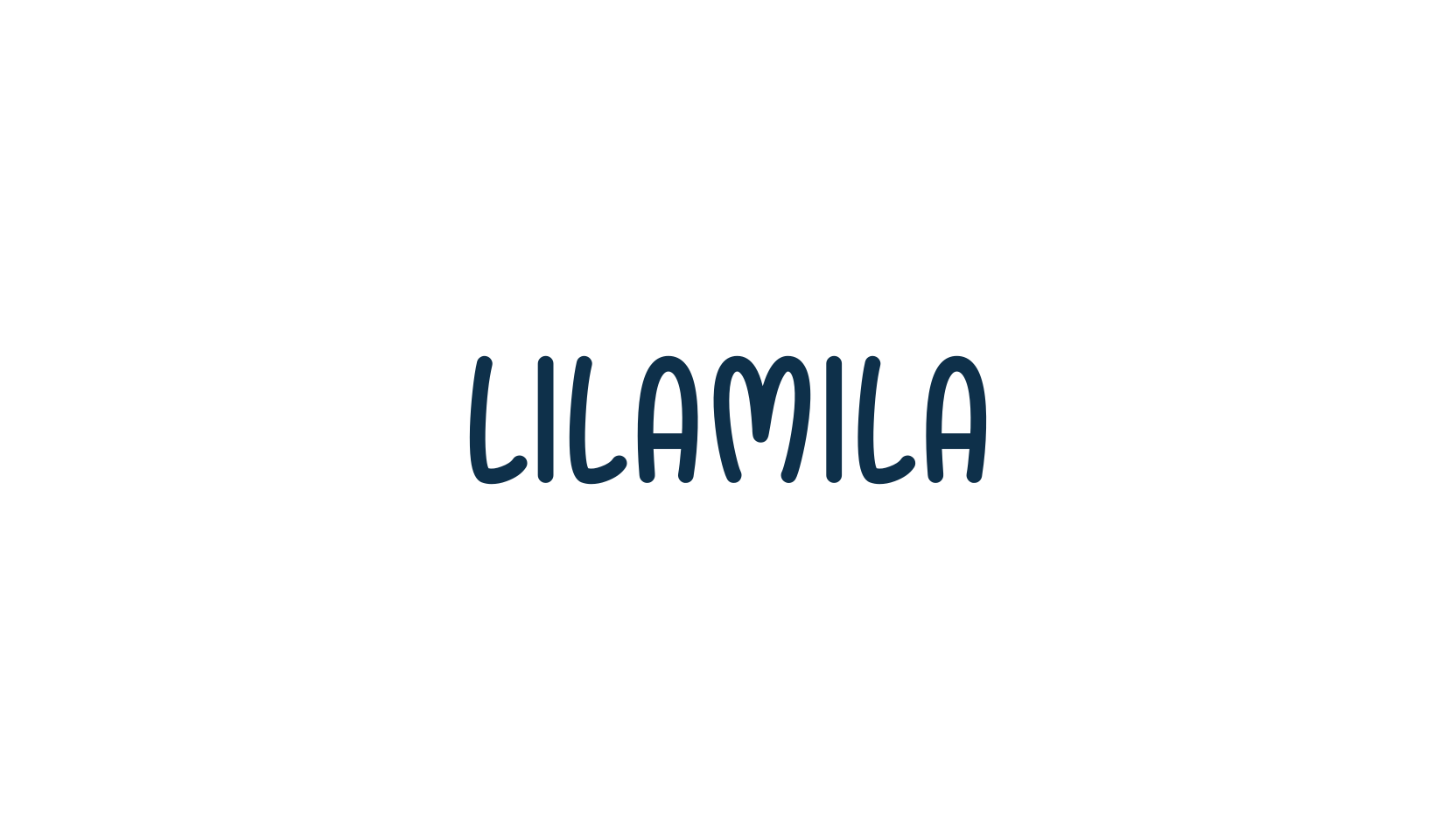 Lilamila, various font preview