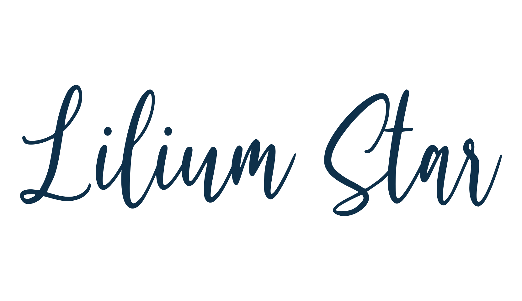 Lilium Star, script handwritten fancy decorative calligraphy font preview