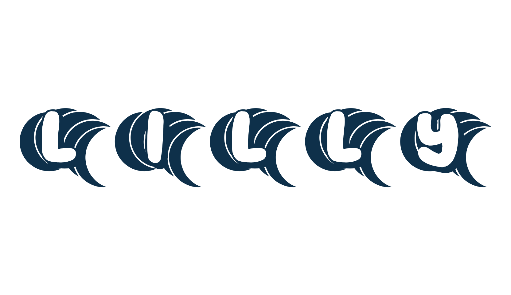 Lilly (lilly-3), fancy decorative font preview