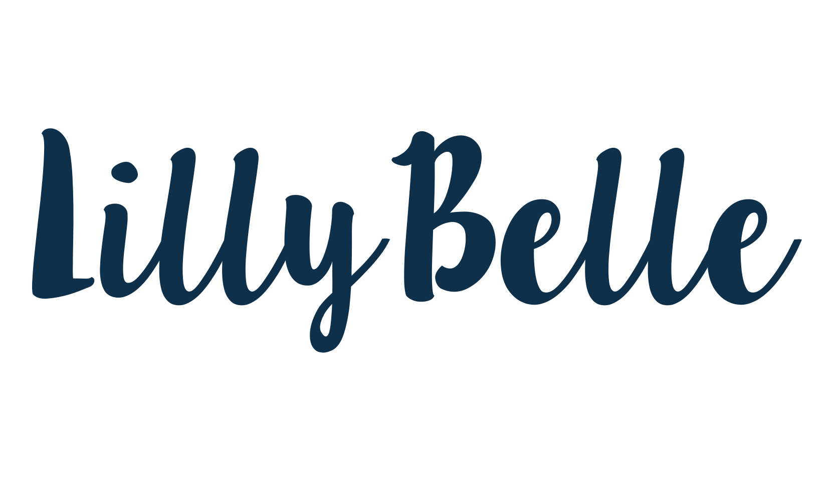 LillyBelle, fancy various decorative script calligraphy font preview