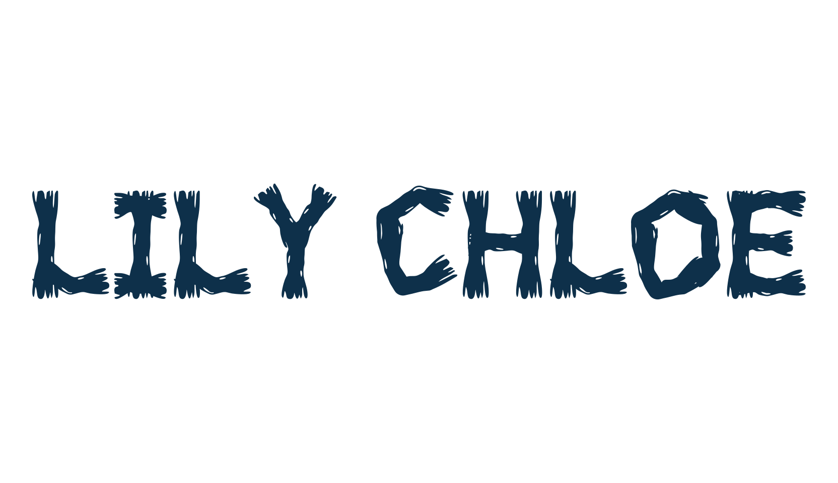Lily Chloe, fancy decorative font preview