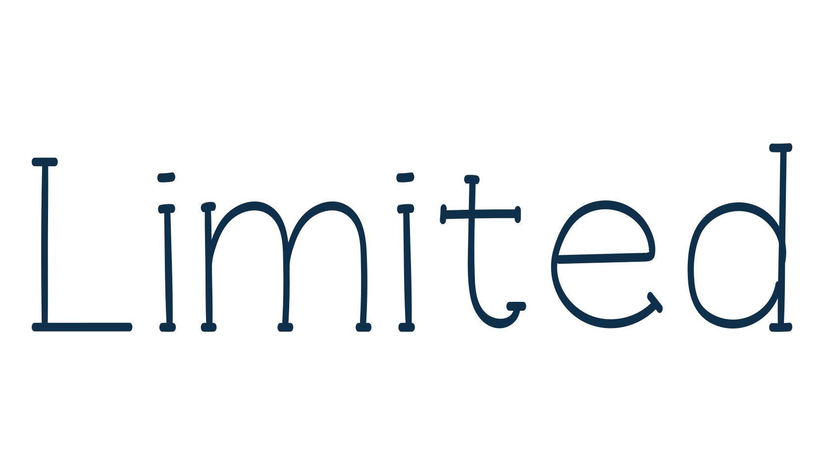 Limited, fancy various decorative font preview