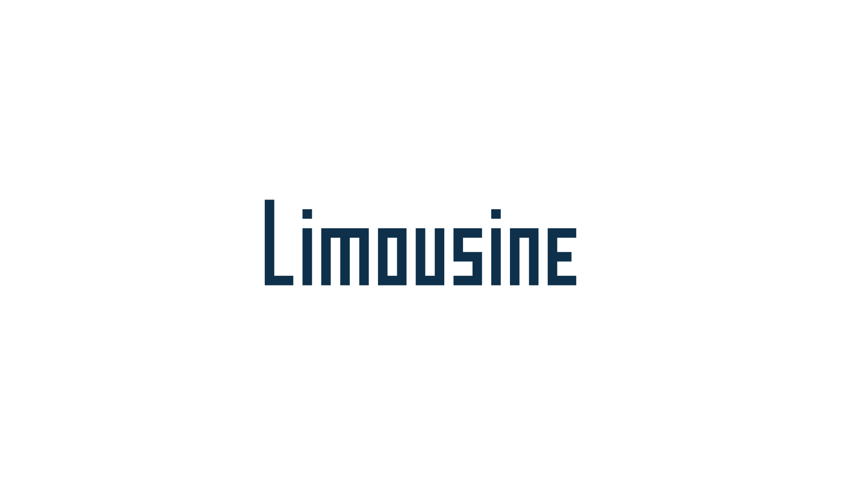 Limousine, techno square sci-fi font preview