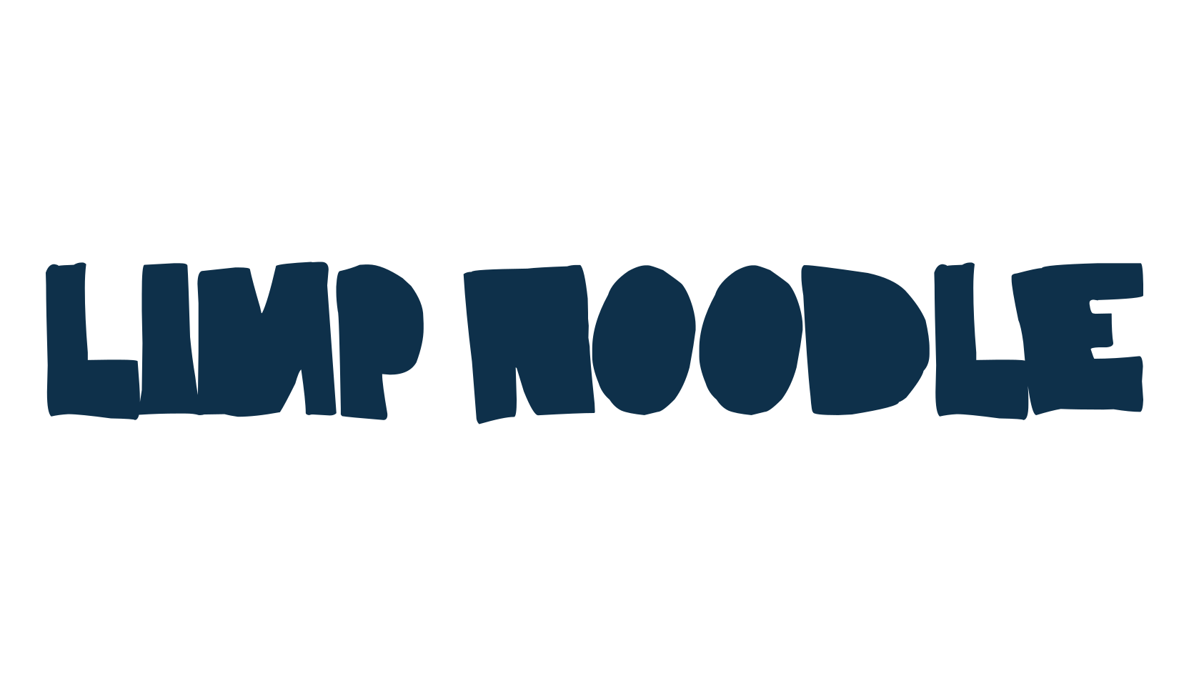 Limp Noodle, fancy various decorative font preview