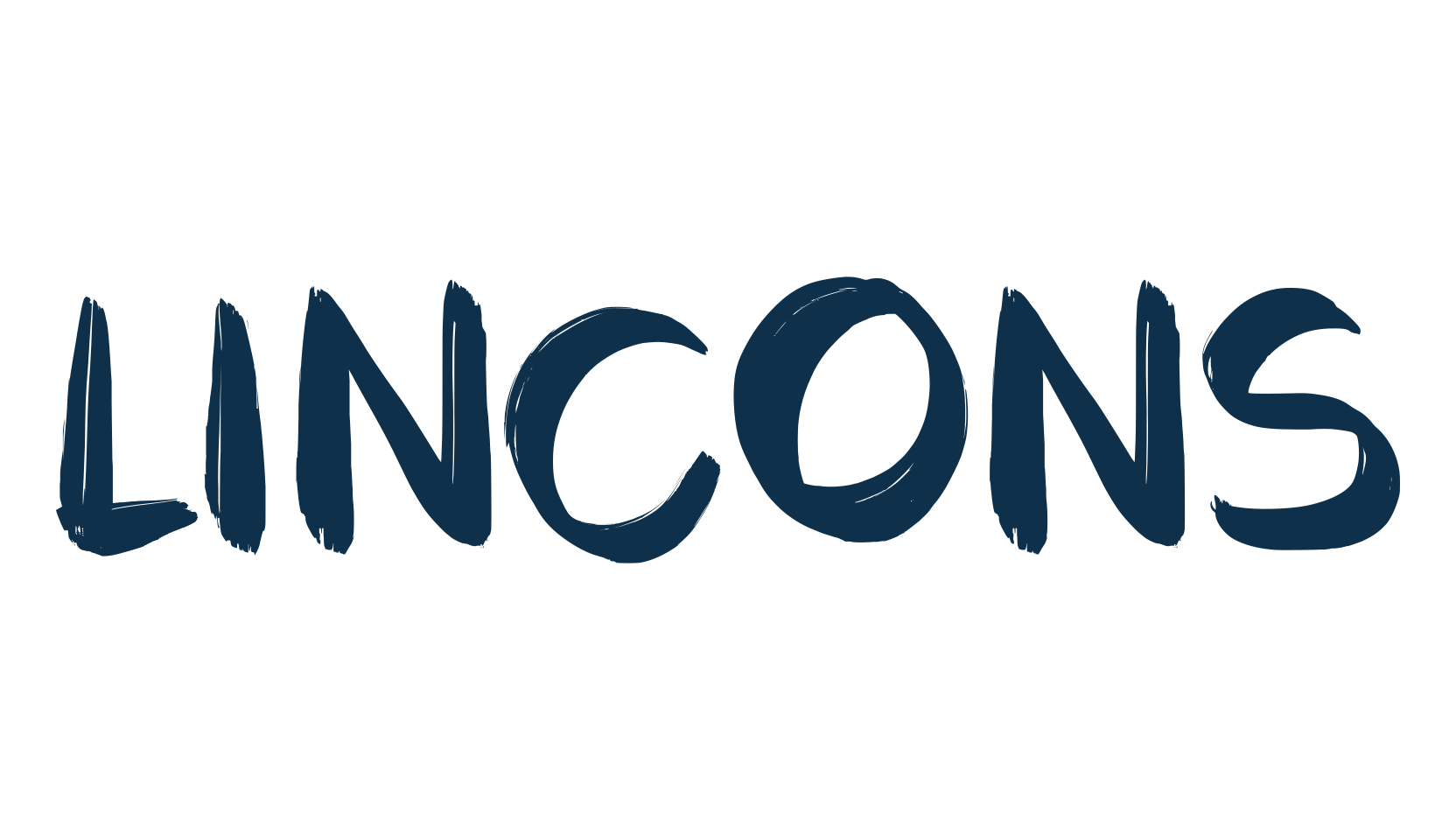 Lincons, brush font preview