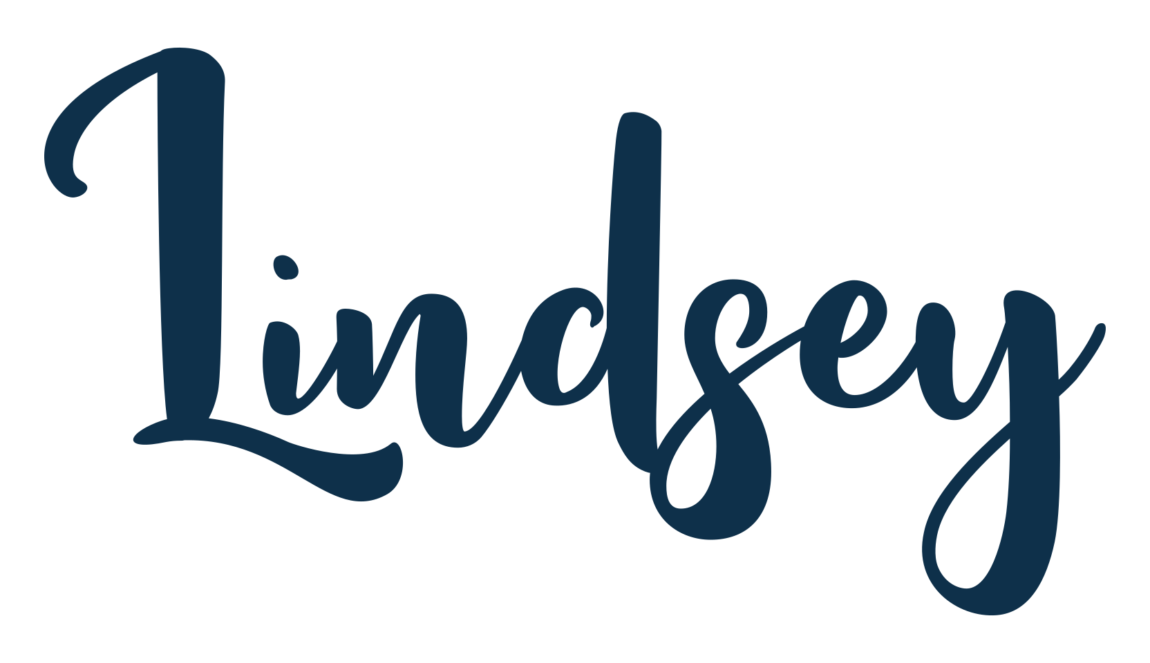 Lindsey, script brush fancy decorative calligraphy font preview