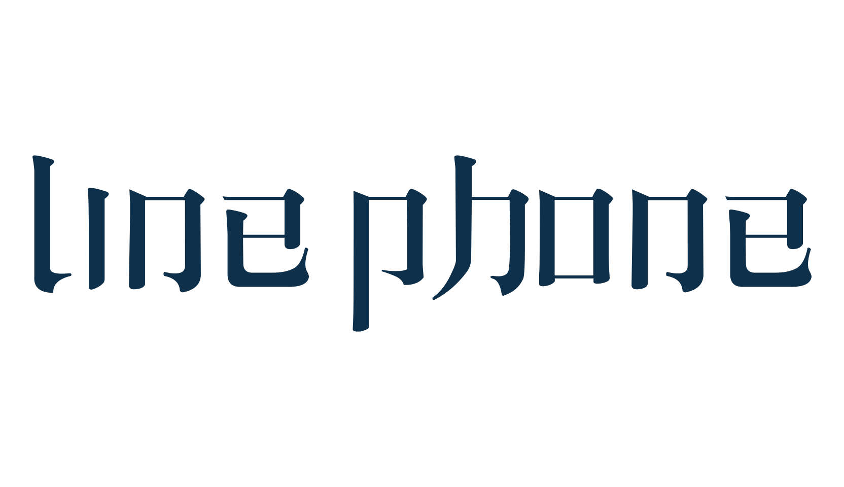 Line Phone, foreign look chinese, jpn font preview