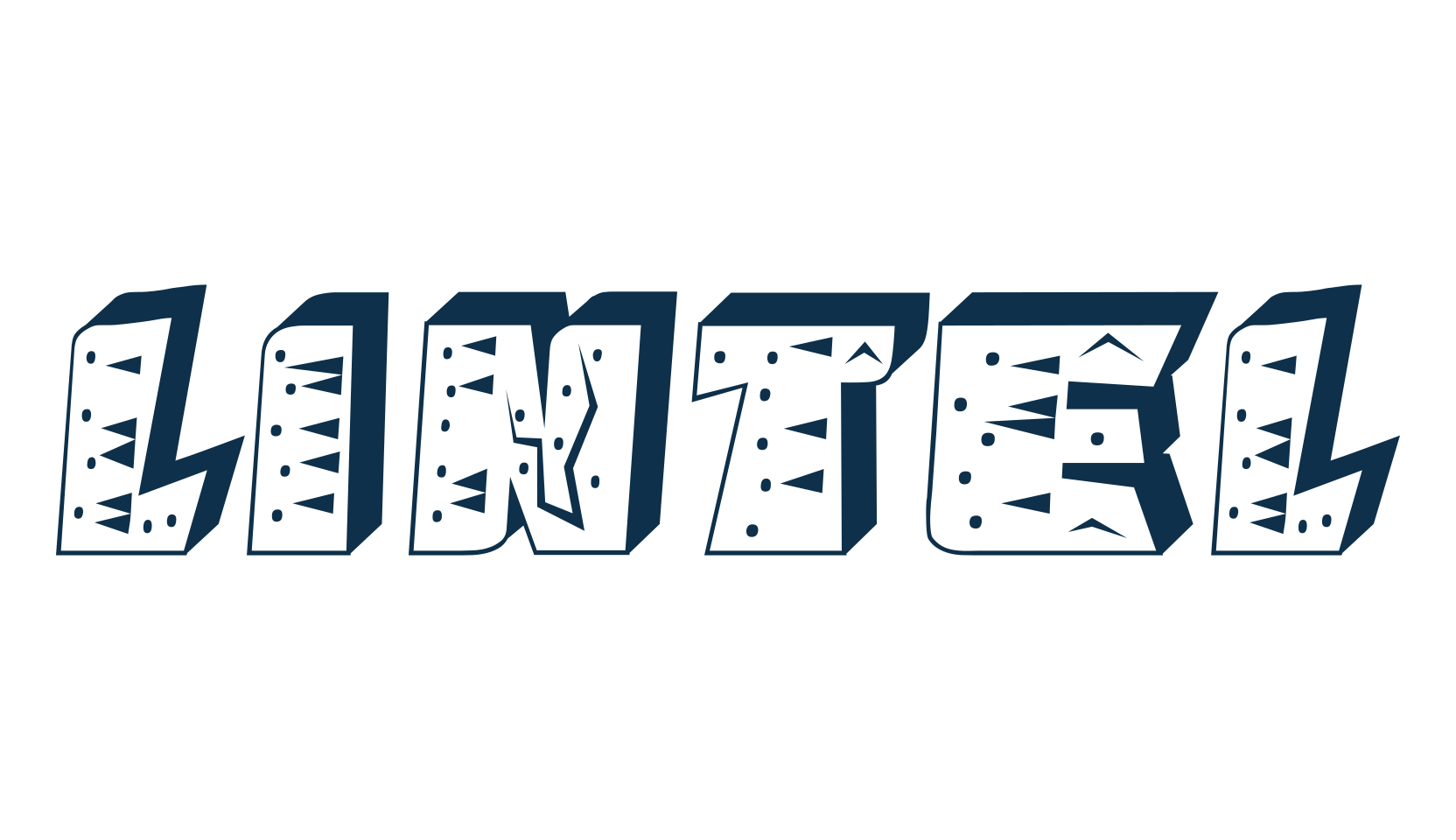 Lintel (lintel-2), fancy decorative font preview