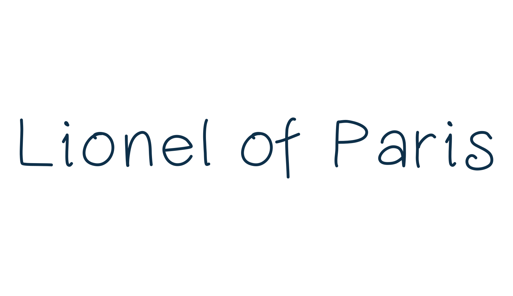 Lionel of Paris, fancy various decorative script calligraphy font preview