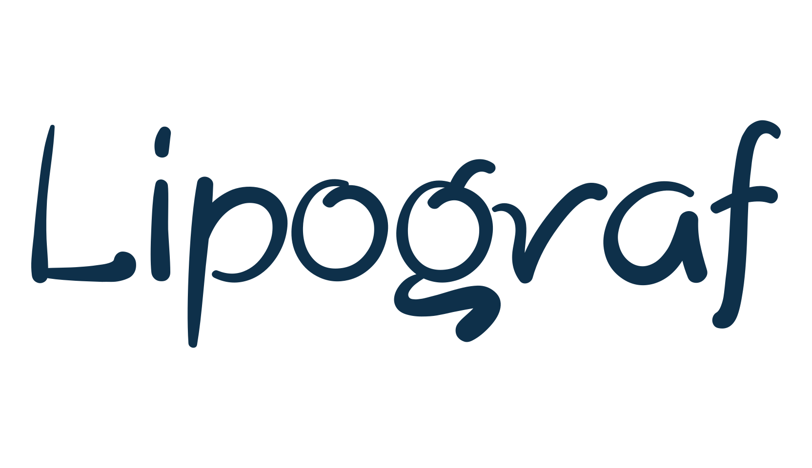 Lipograf, fancy various decorative script calligraphy font preview