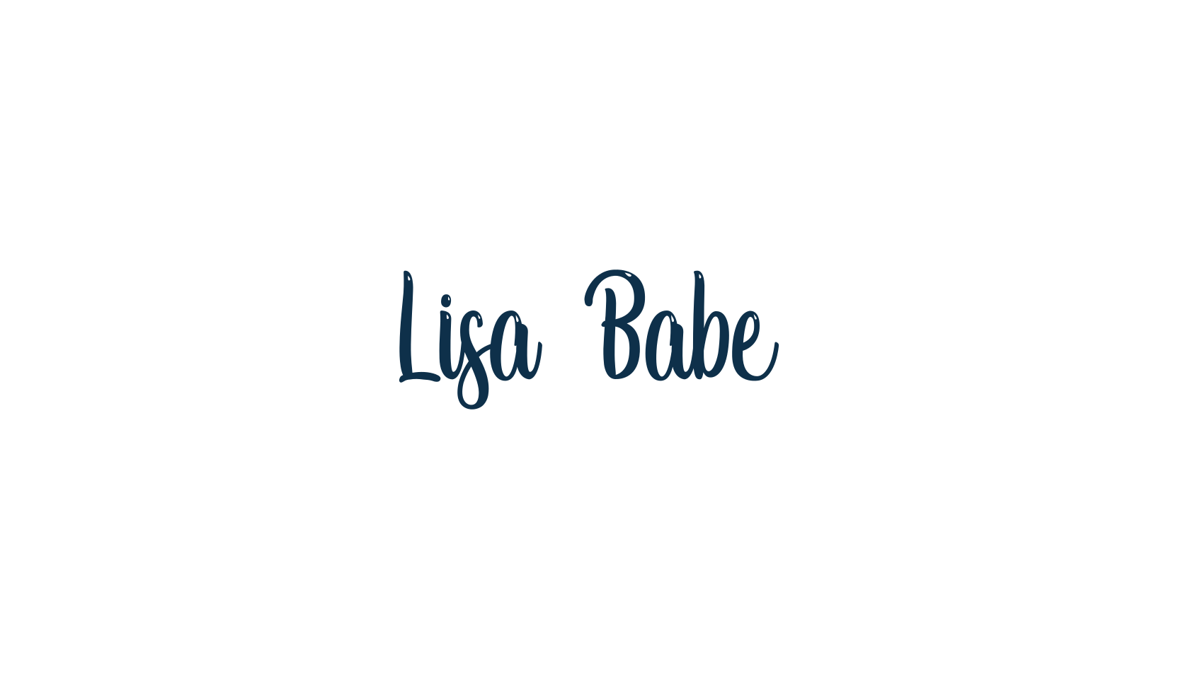 Lisa Babe, display market font preview