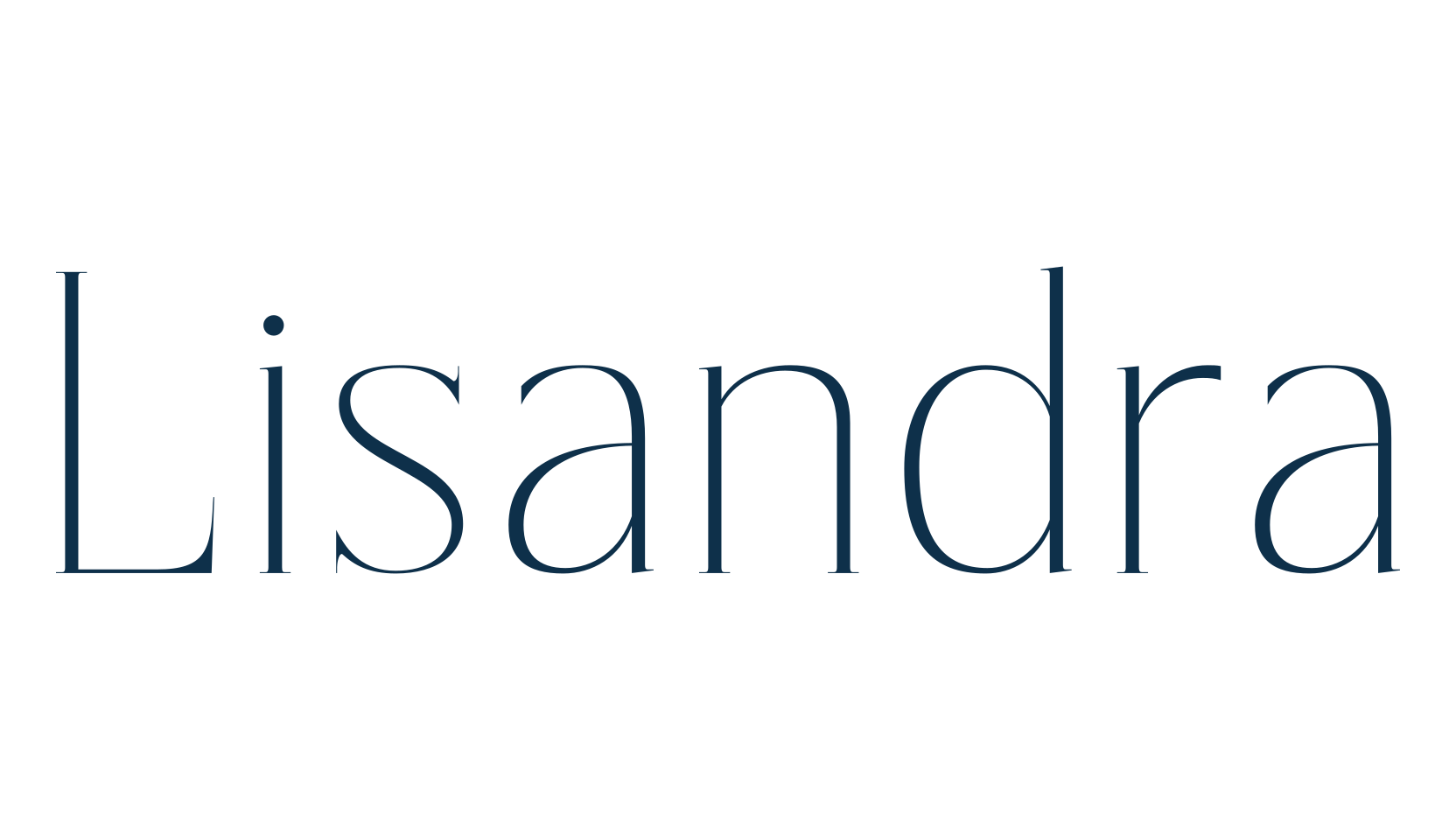 Lisandra, basic serif font preview