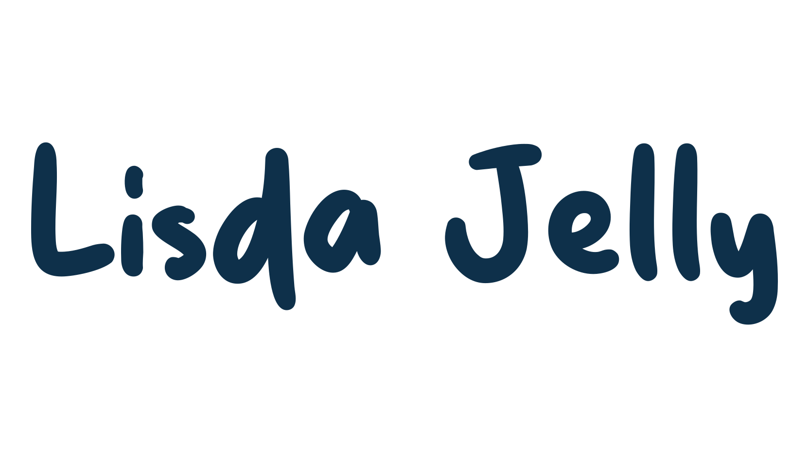 Lisda Jelly, script handwritten fancy decorative calligraphy font preview