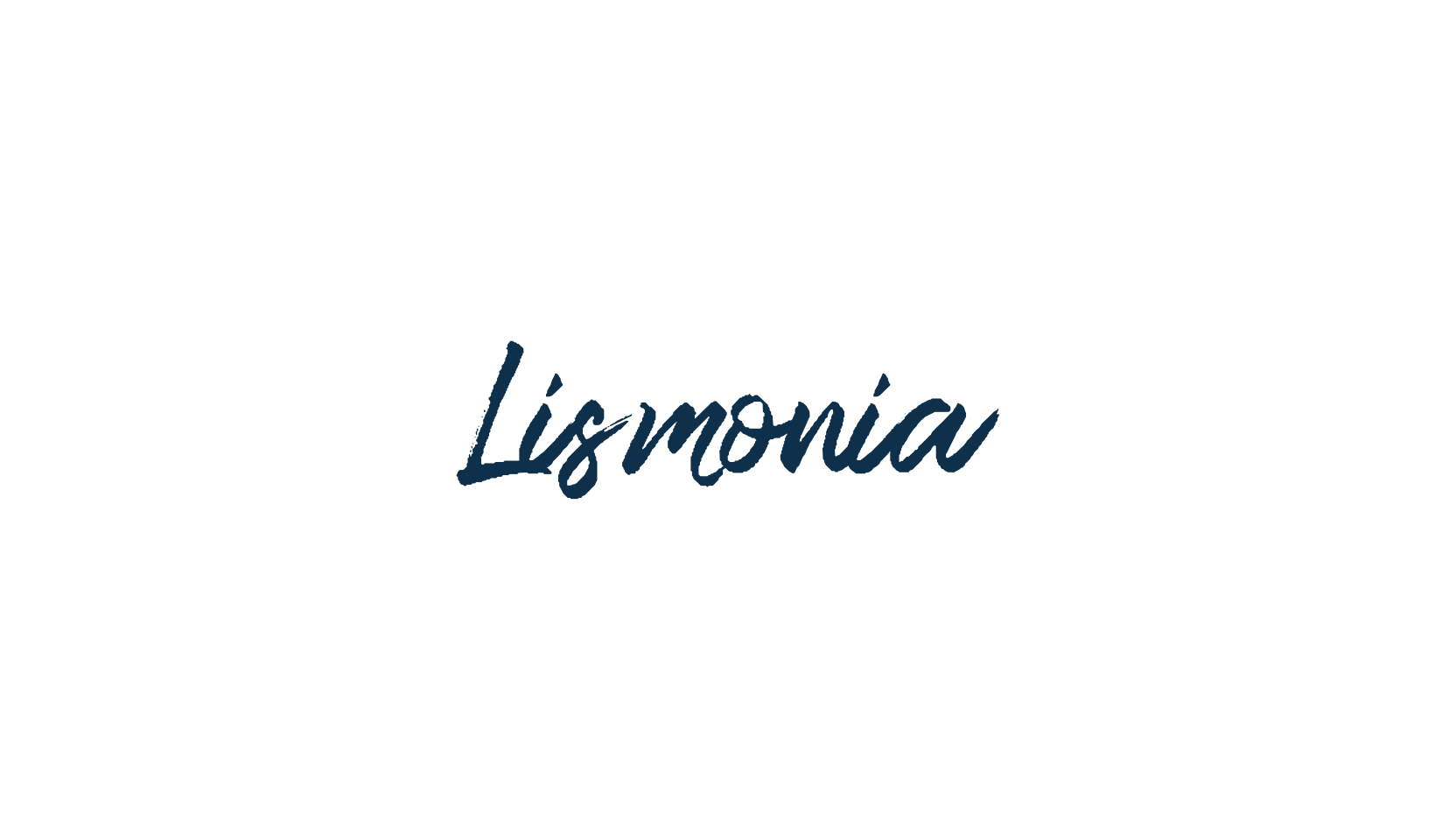 Lismonia, script brush fancy decorative calligraphy font preview