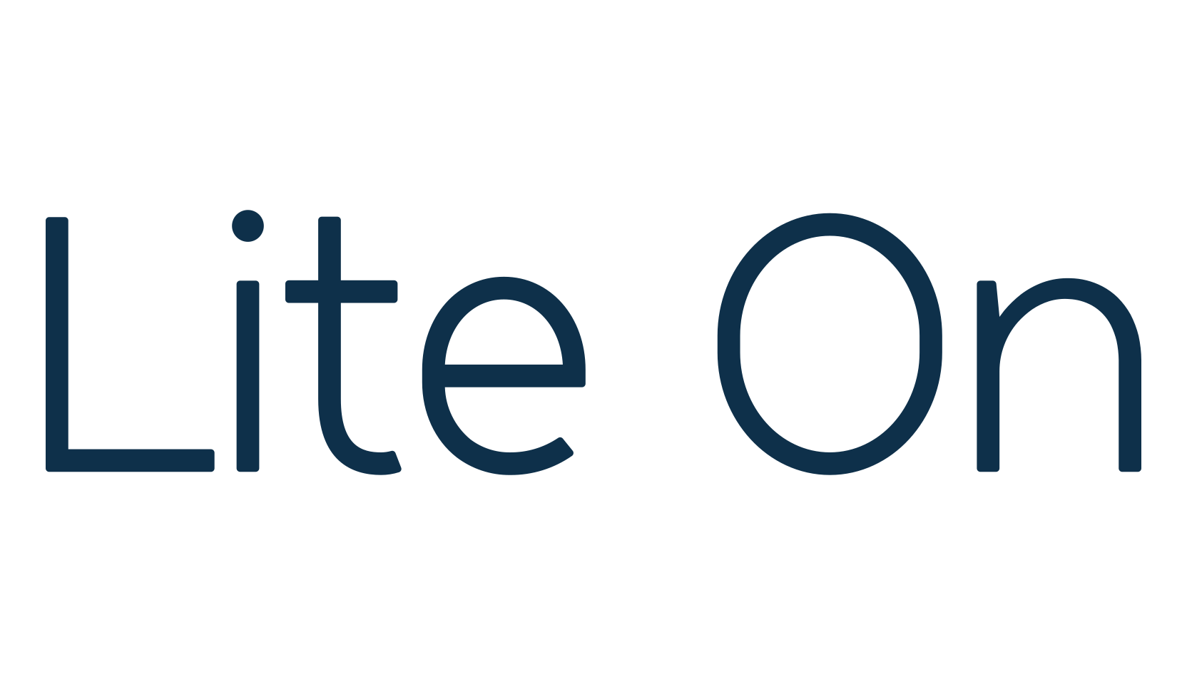 Lite On, sans serif font preview