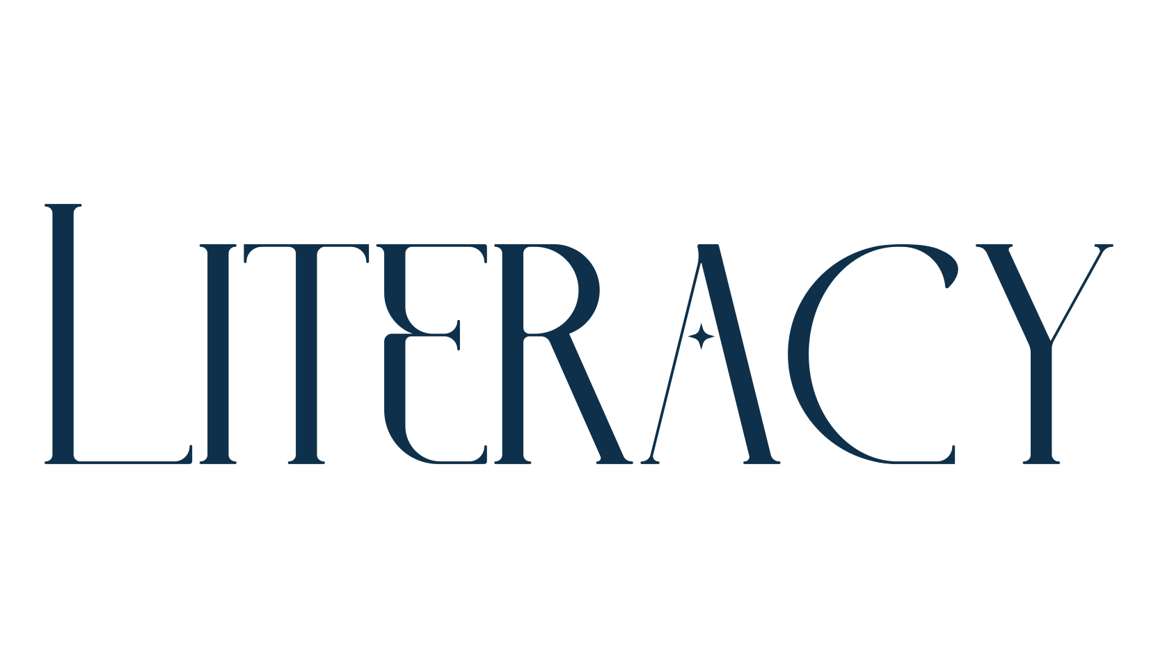 Literacy, retro font preview