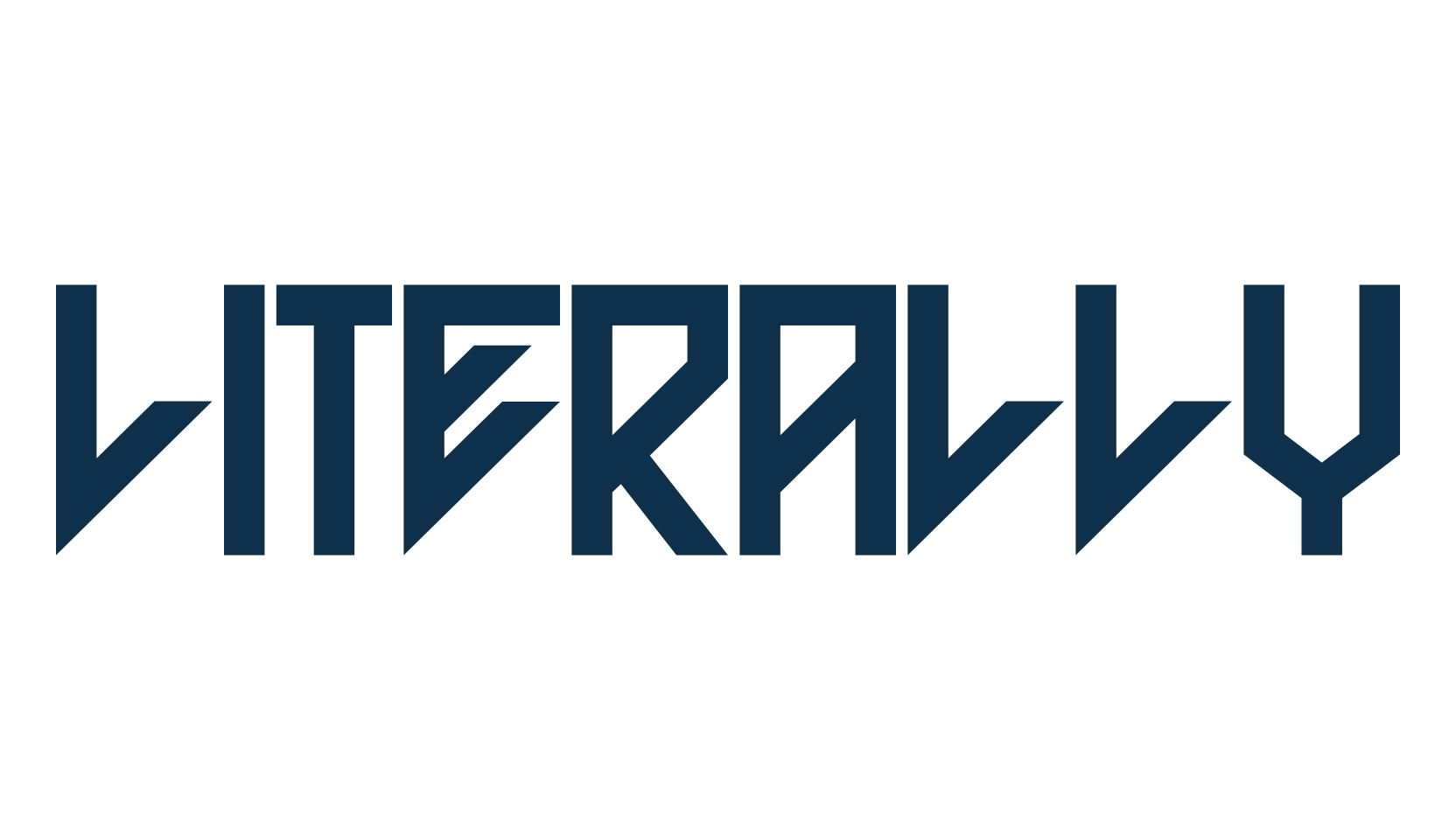 Literally, gothic modern font preview