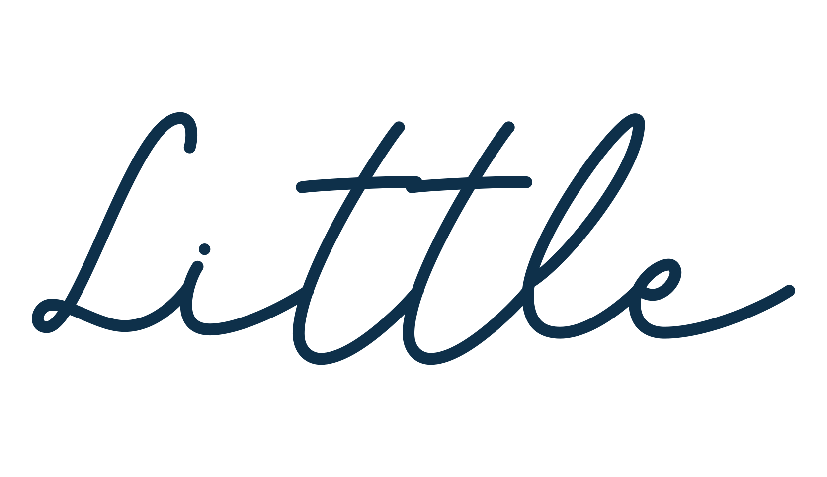 Little, script handwritten fancy decorative calligraphy font preview