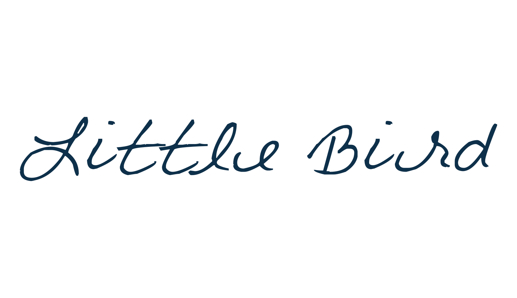 Little Bird (little-bird), handwriting font preview