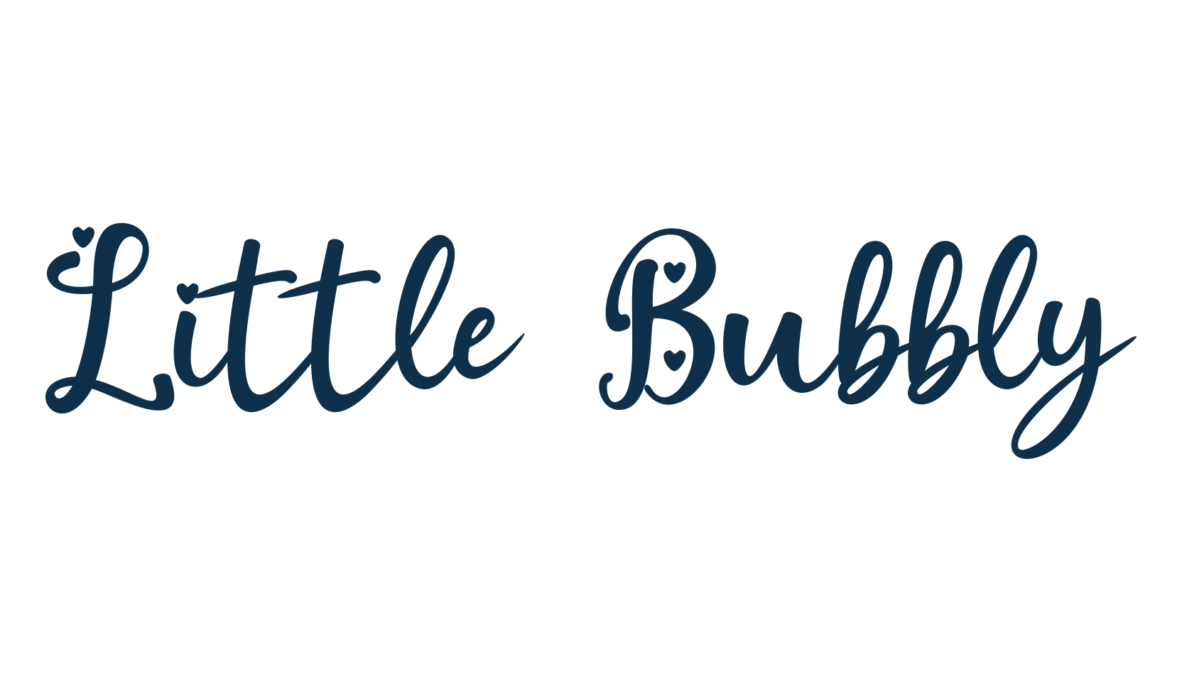 Little Bubbly, script handwritten fancy decorative calligraphy font preview